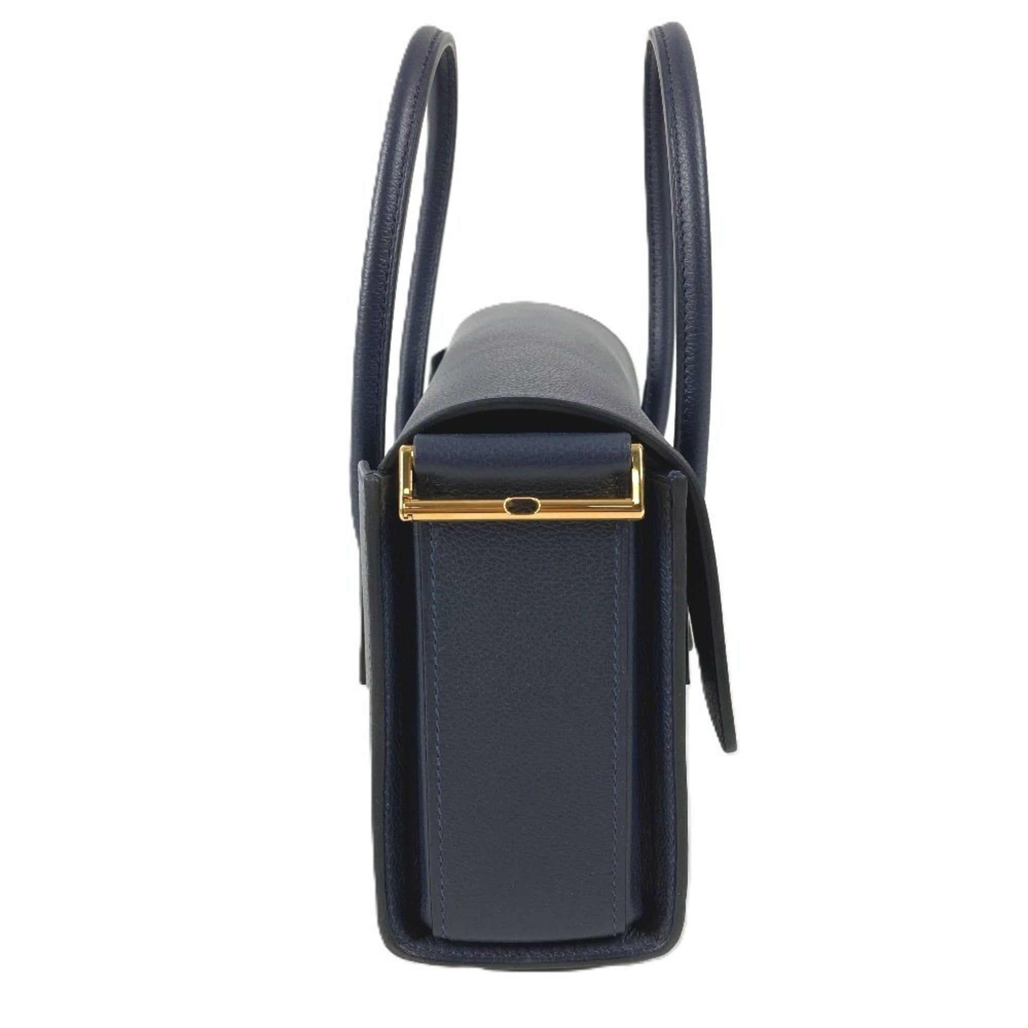 Hermes Drag Navy Shoulder Bag (Pre-Owned)