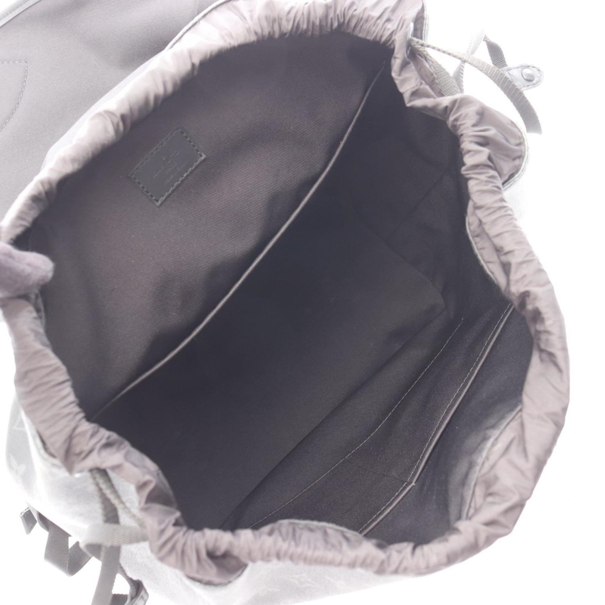 Louis Vuitton Black Monogram Eclipse Coated Canvas Leather Backpack (Pre-Owned)