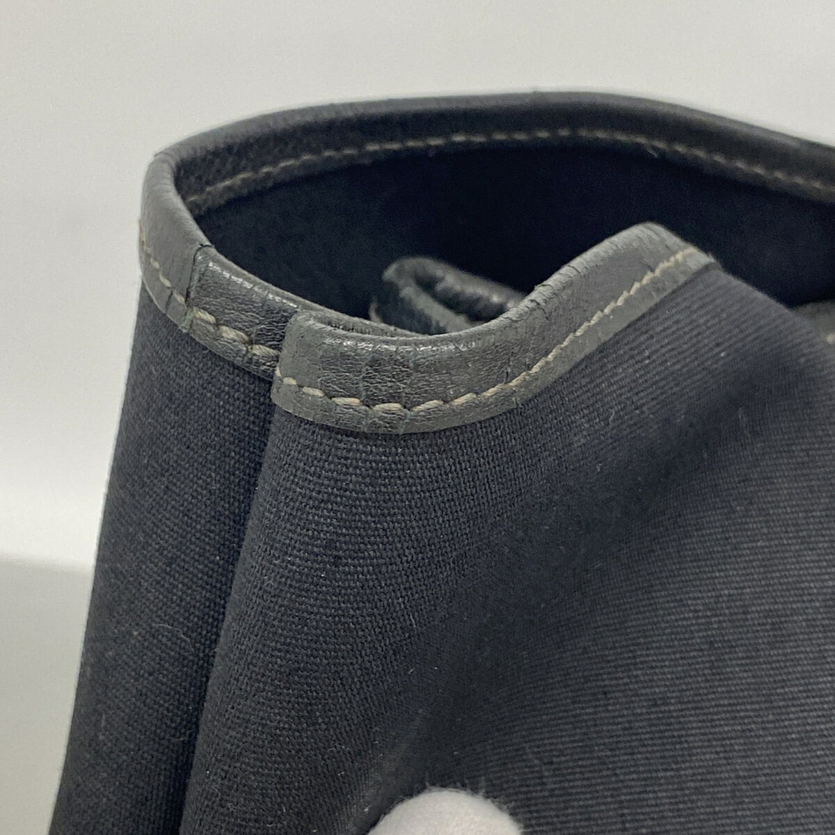 Hermes Black Toile Officier Tote Bag (Pre-Owned)