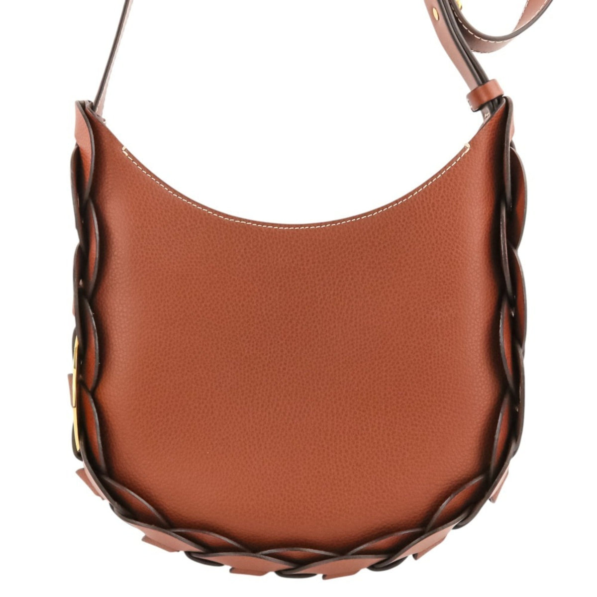 Chloé Brown Leather Handbag Shoulder Bag (Pre-Owned)