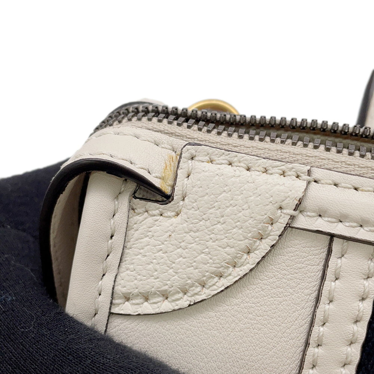 Gucci White Leather Handbag (Pre-Owned)