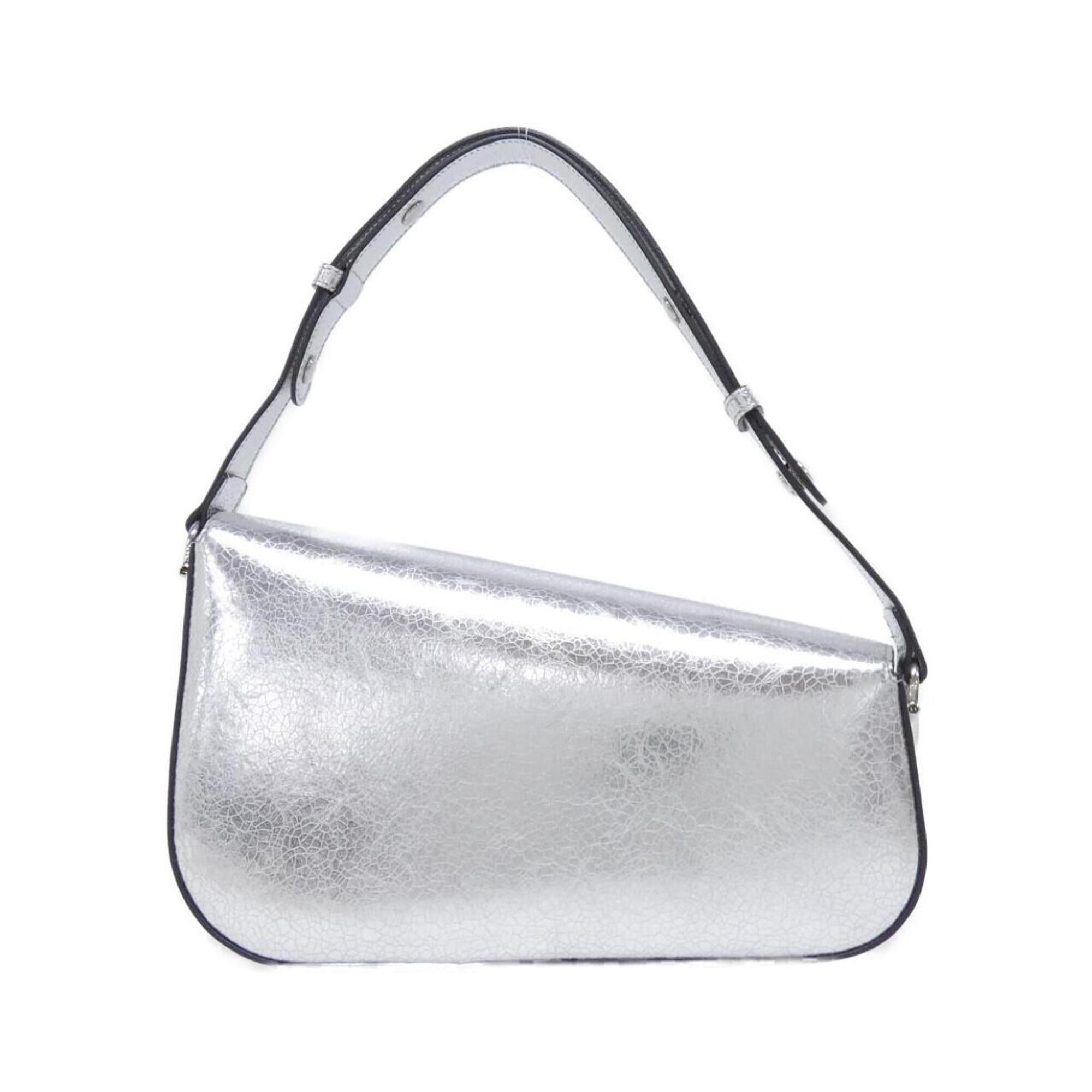 Gucci Silver Leather Shoulder Bag (Pre-Owned)