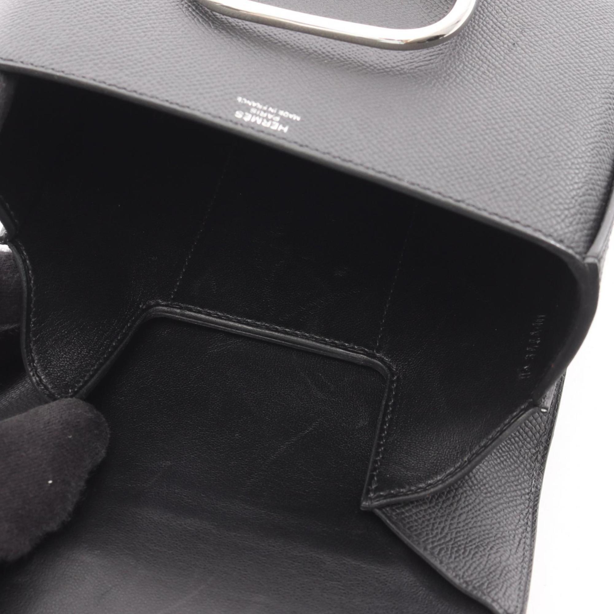 Hermes Black Leather Shoulder Bag (Pre-Owned)