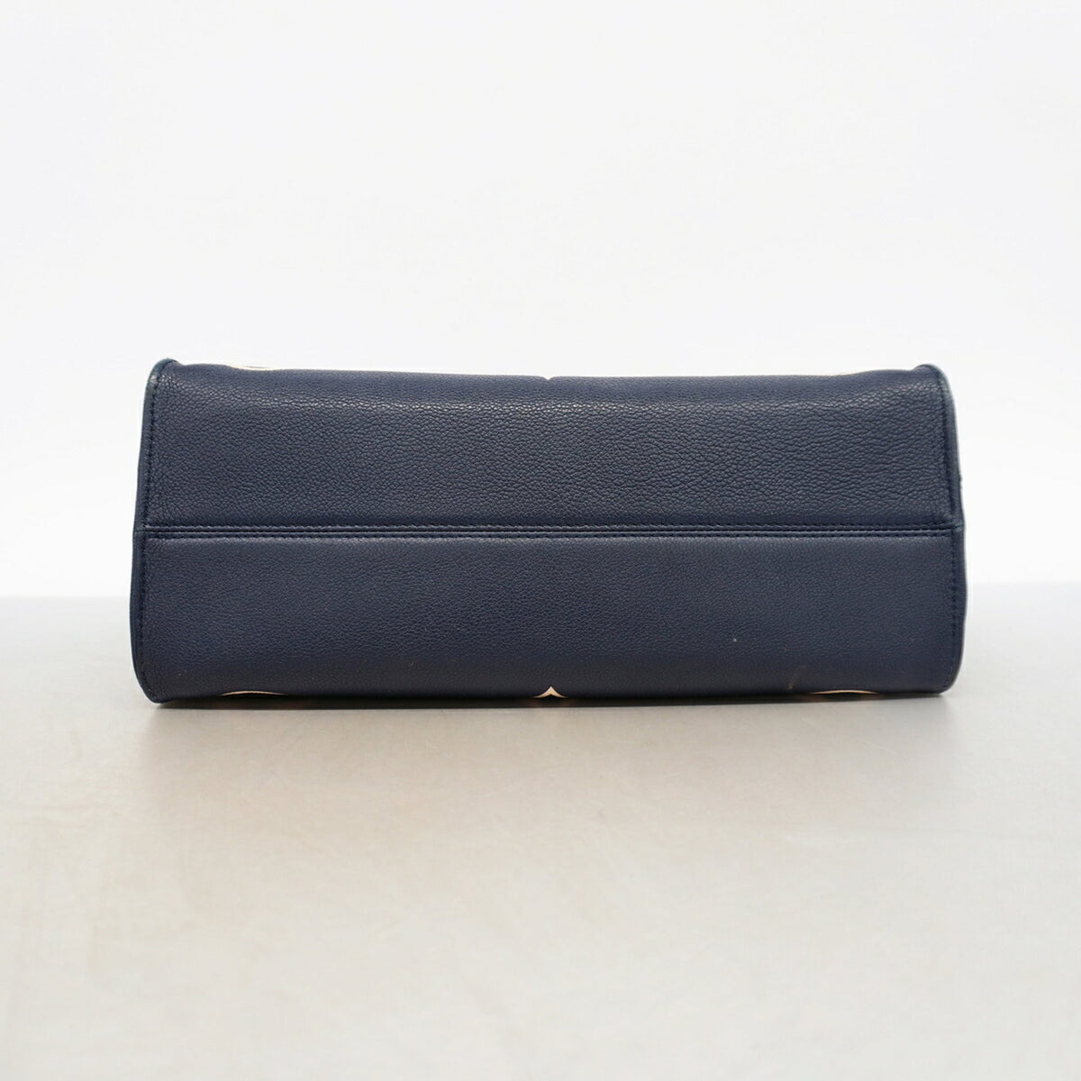 Louis Vuitton Blue Cream Tote Bag (Pre-Owned)