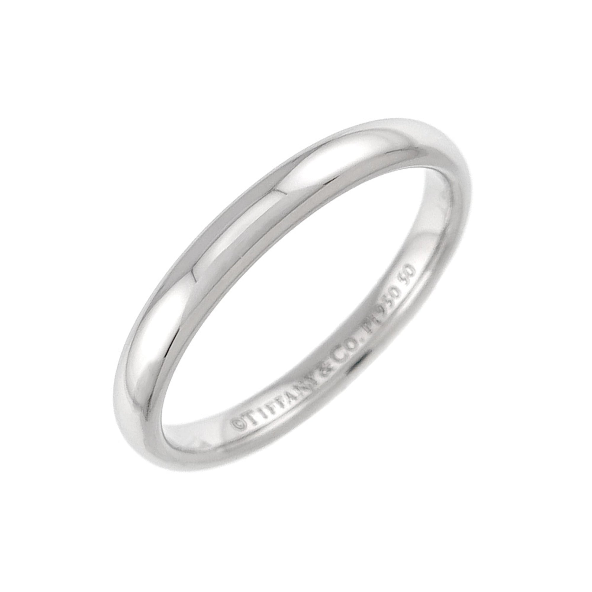 Tiffany Platinum 950 Band Ring (Pre-Owned)
