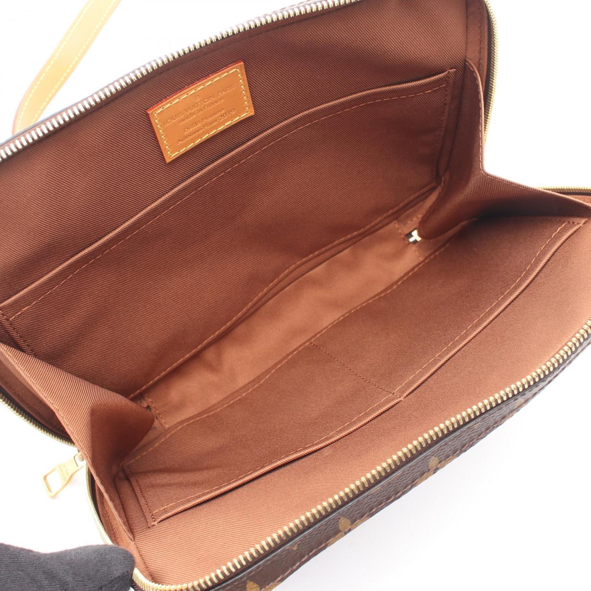 Louis Vuitton Brown Monogram Monogram Leather Handbag Shoulder Bag (Pre-Owned)
