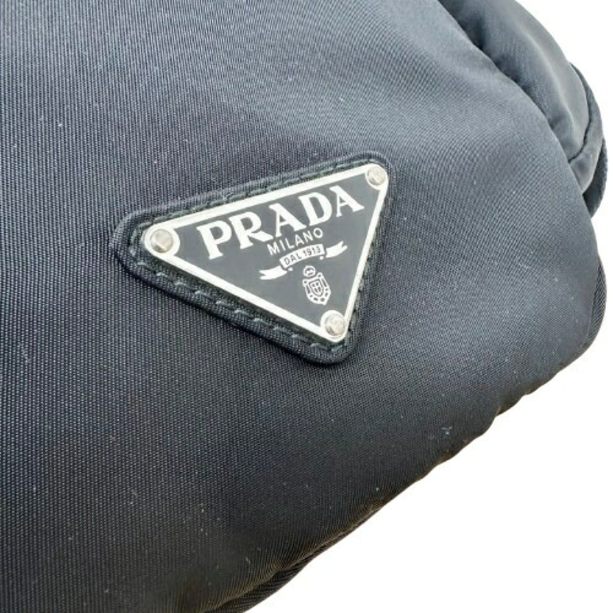 Prada Black Nylon Backpack (Pre-Owned)