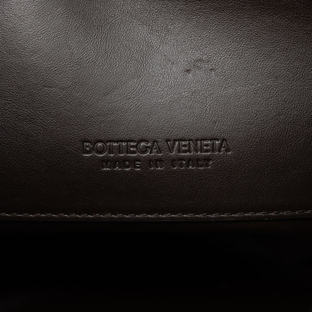 Bottega Veneta Dark Brown Leather Shoulder Bag Tote Bag (Pre-Owned)
