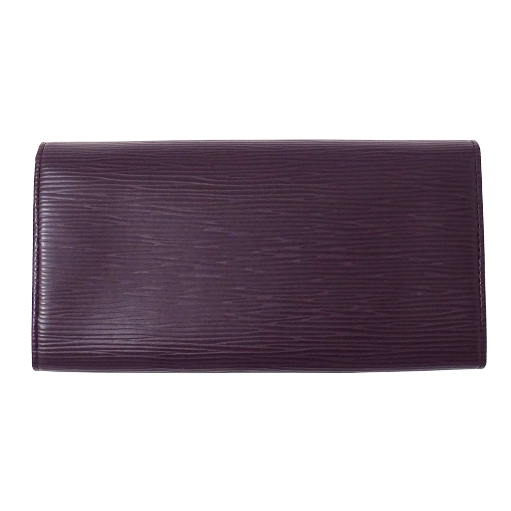 Louis Vuitton Epi Cassis Epi Leather Long Wallet (Bi-Fold) (Pre-Owned)