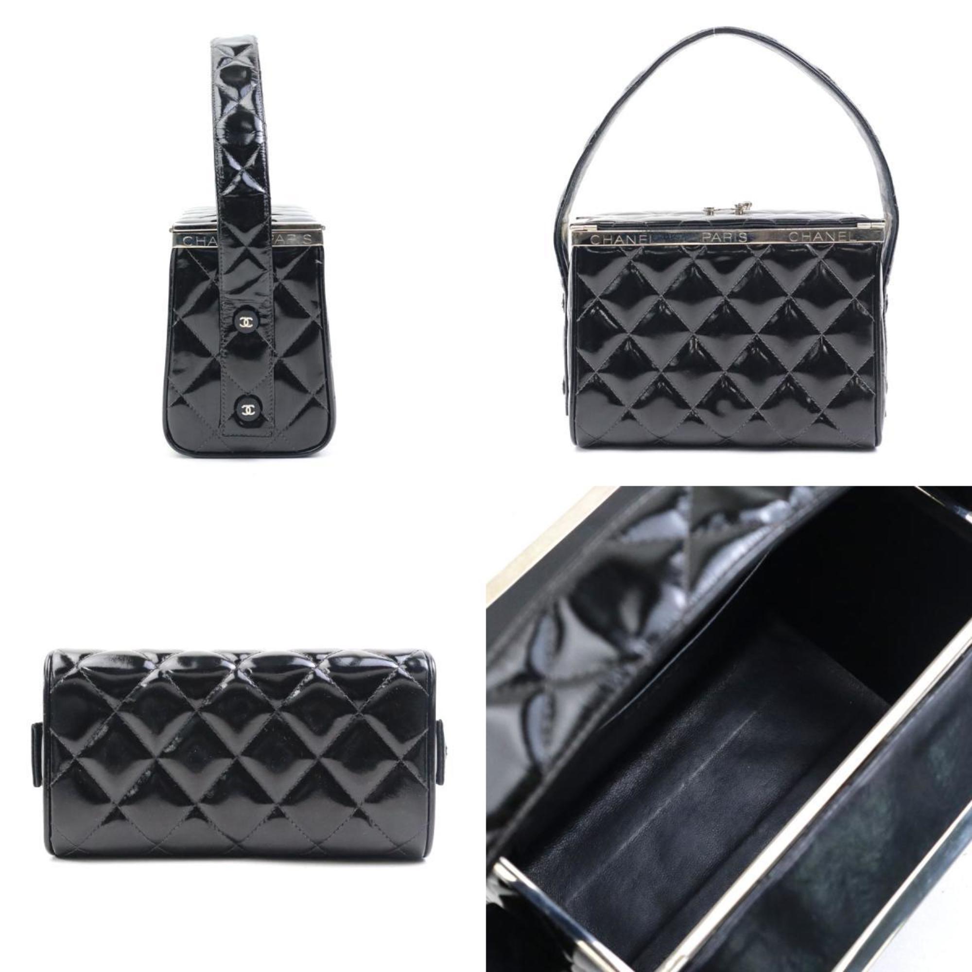Chanel Black Leather Handbag (Pre-Owned)