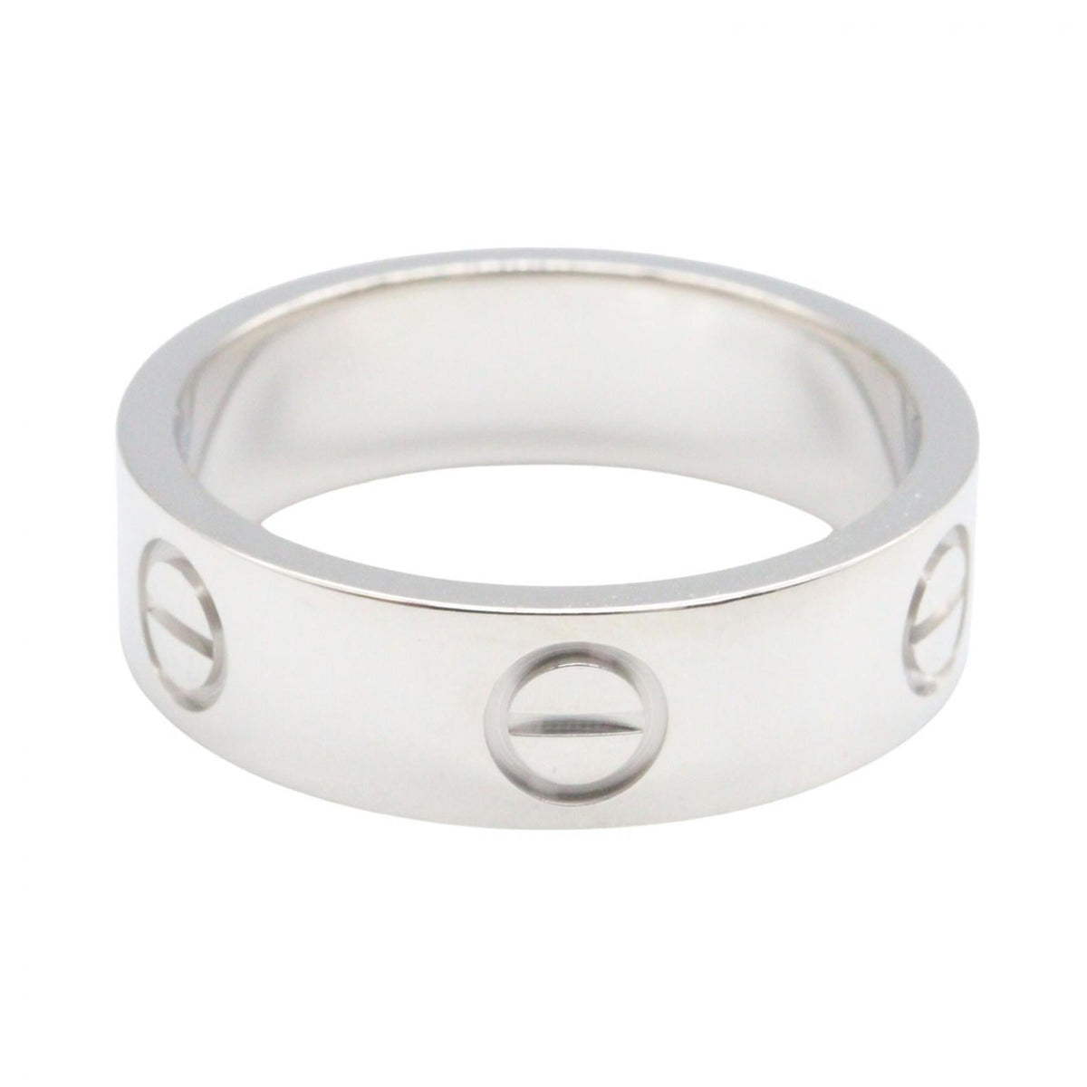 Cartier White Gold White Gold (18K) Band Ring (Pre-Owned)