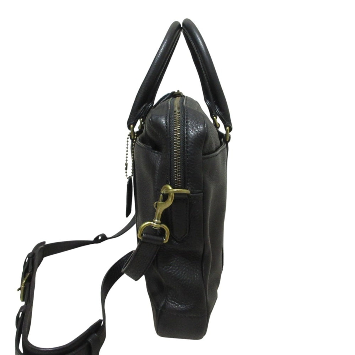 Coach Black Leather Briefcase (Pre-Owned)