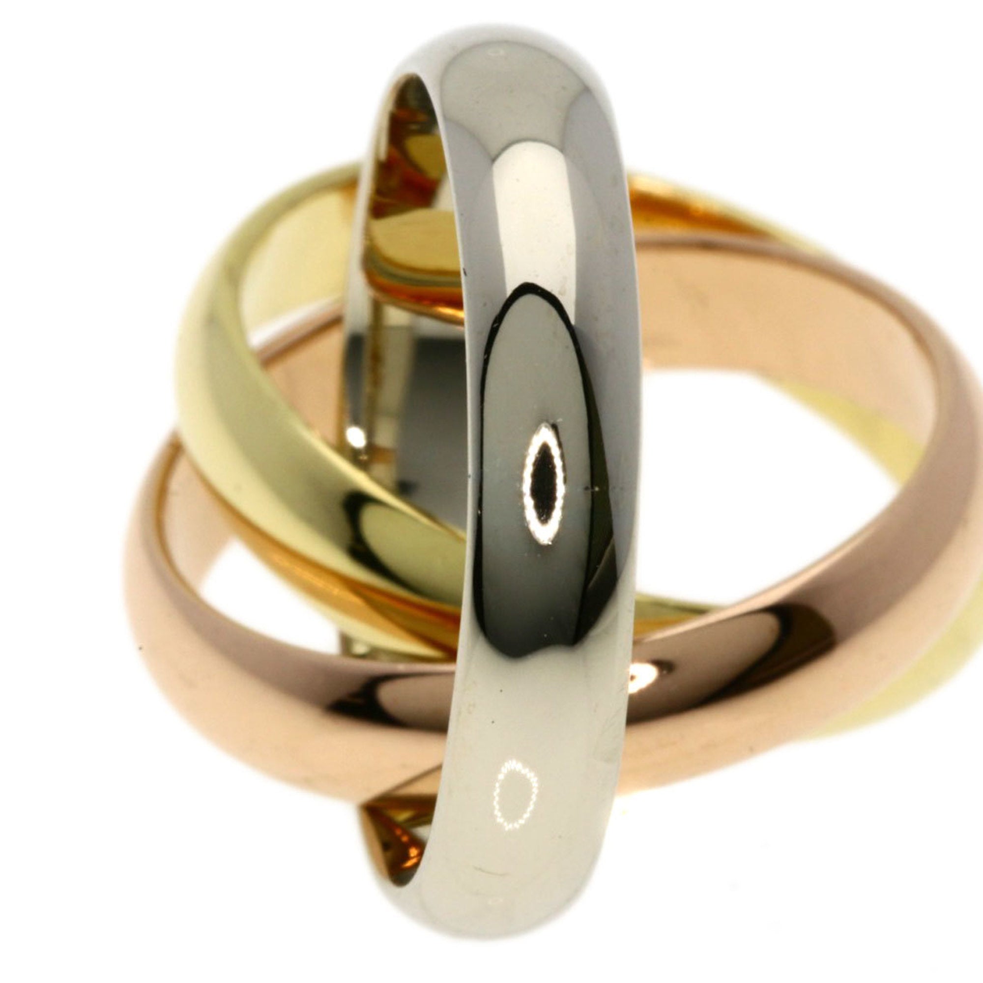 Cartier Trinity Pink Gold (18K) White Gold (18K) Yellow Gold (18K) Band Ring (Pre-Owned)