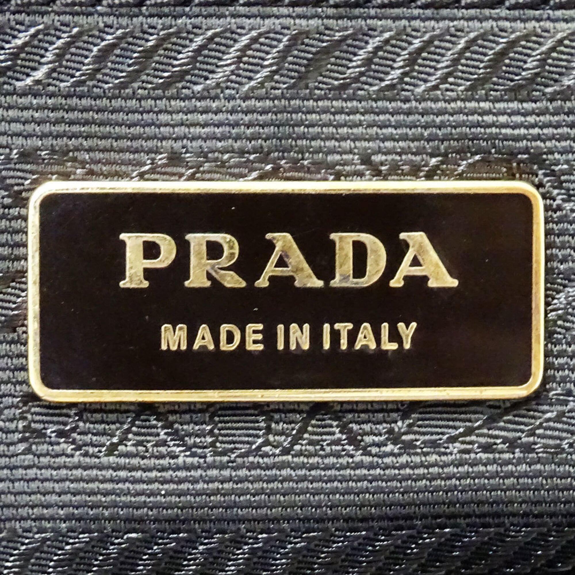 Prada Dark Brown Nylon Handbag (Pre-Owned)