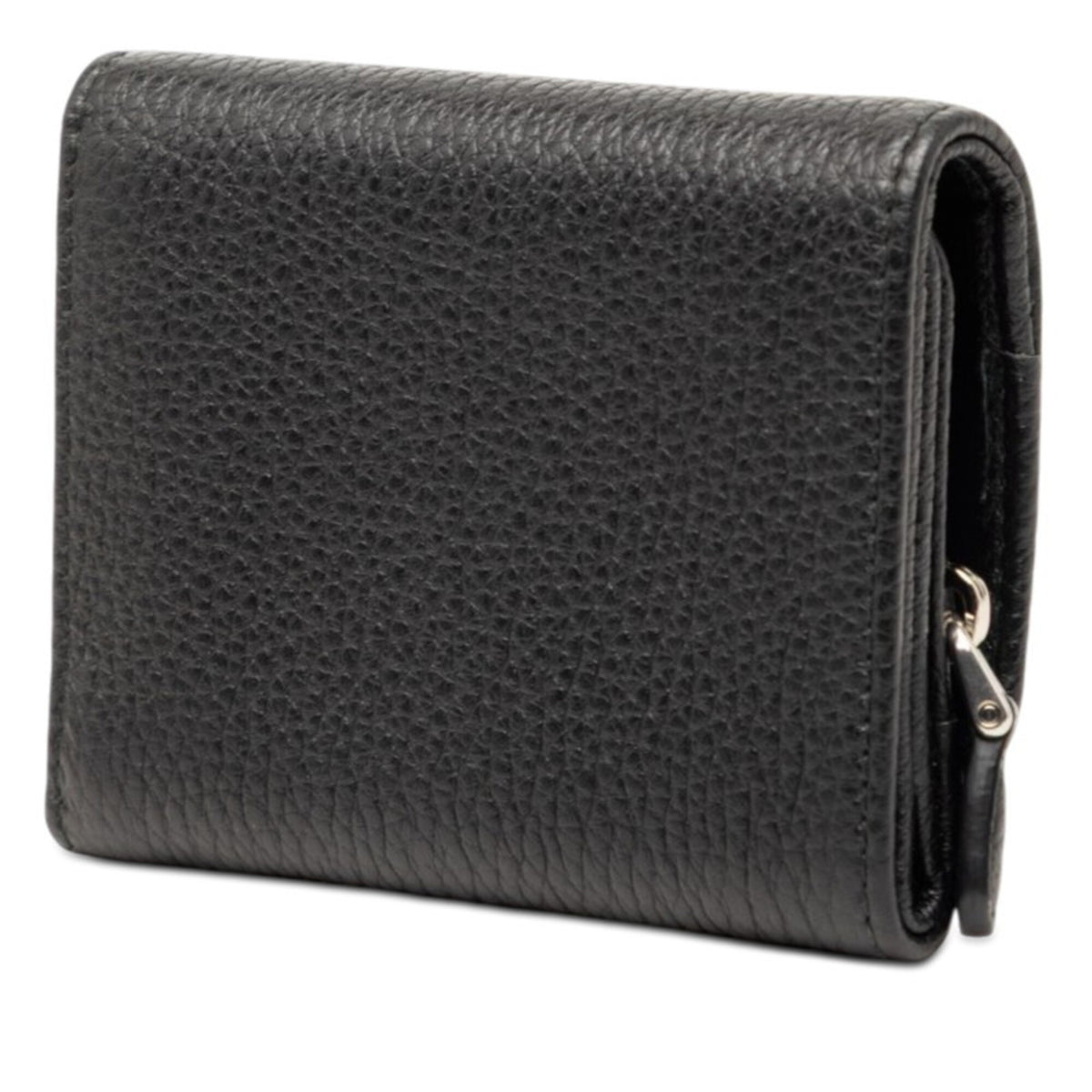 Prada Black Leather Wallet (Tri-Fold) (Pre-Owned)