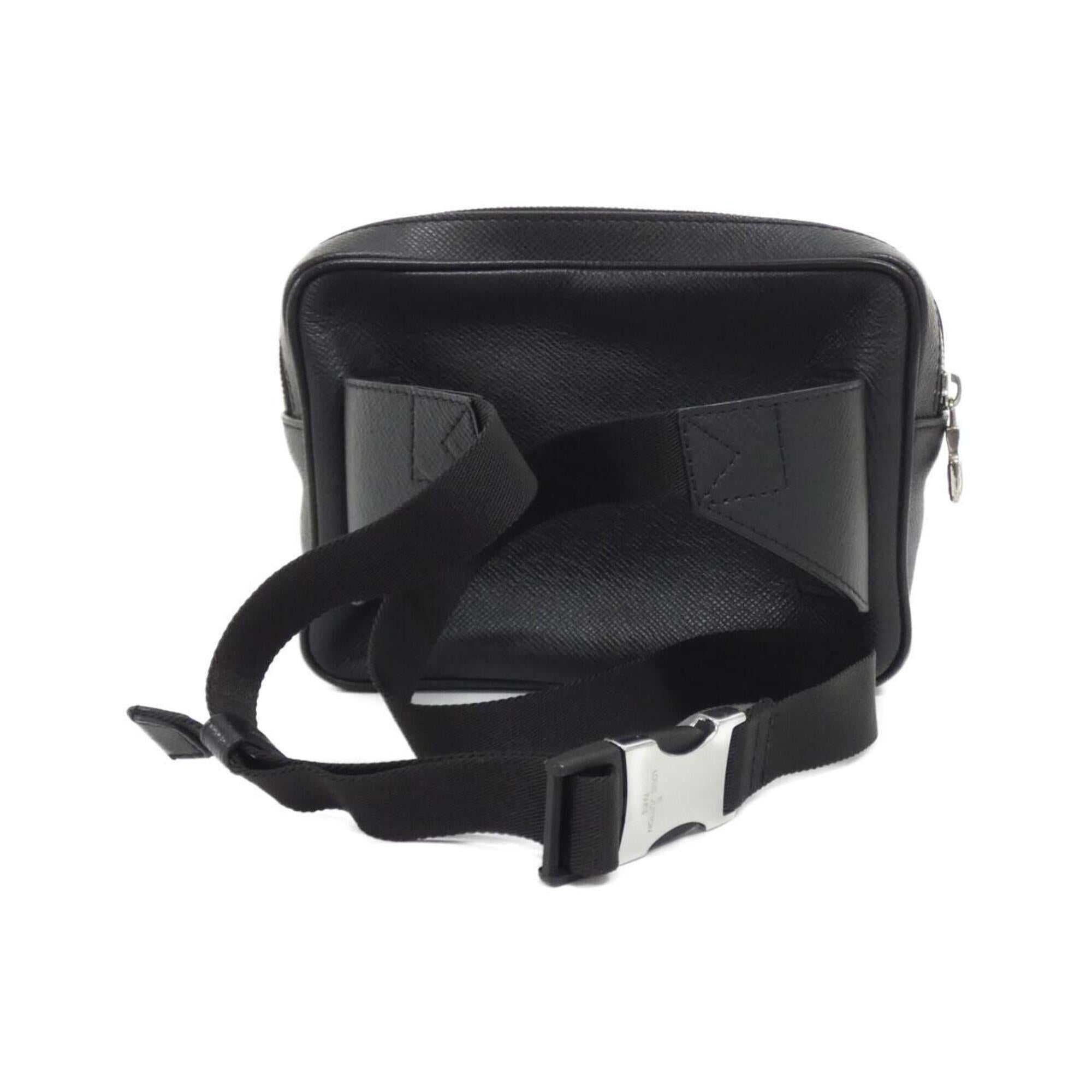 Louis Vuitton Black Leather Shoulder Bag (Pre-Owned)