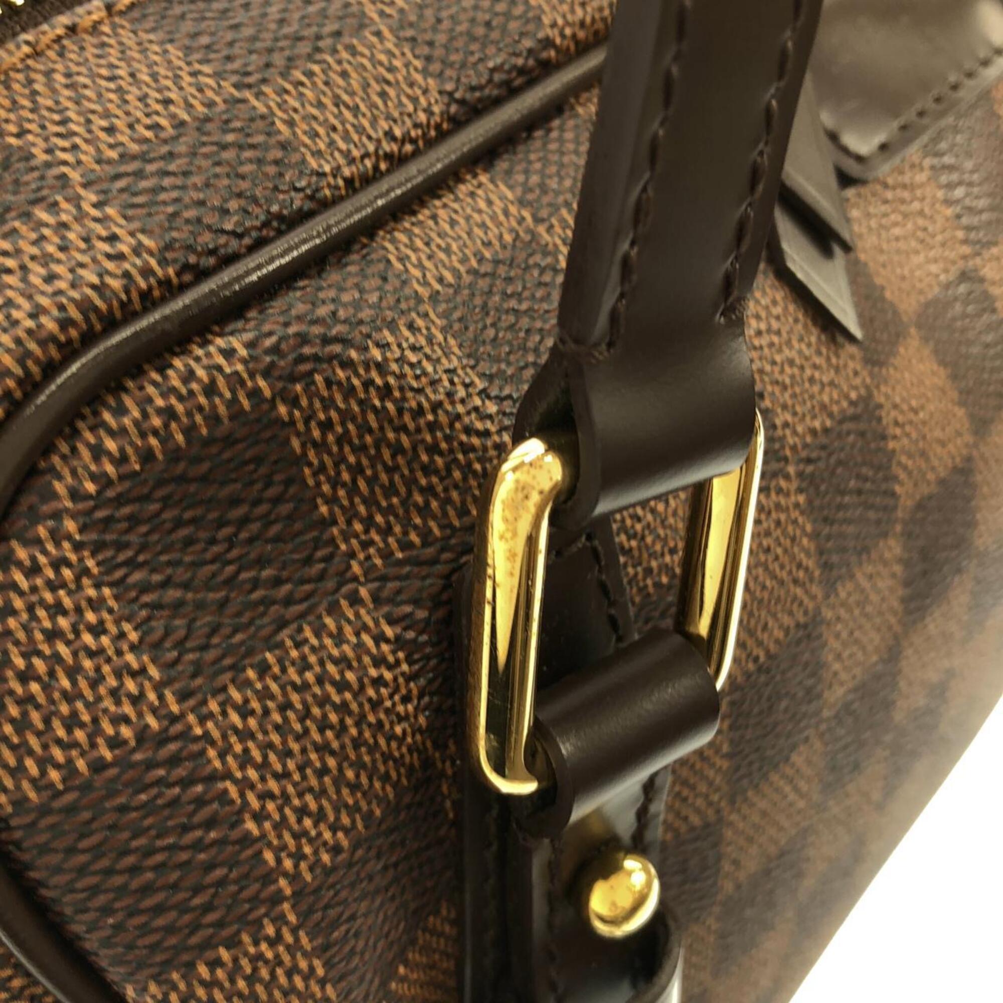 Louis Vuitton Damier Damier Canvas Ebene Damier Canvas Shoulder Bag (Pre-Owned)