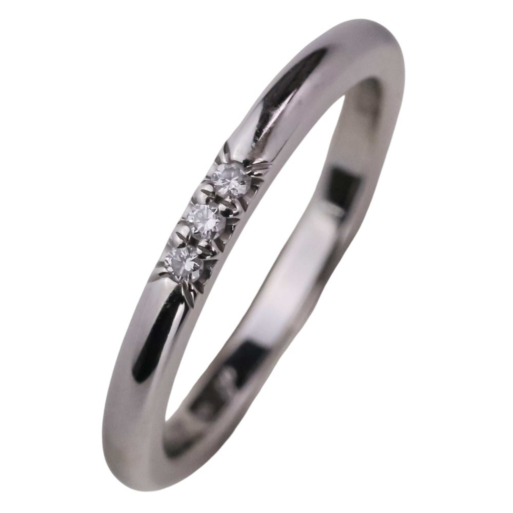 Tiffany Silver Platinum 950 Band Ring (Pre-Owned)