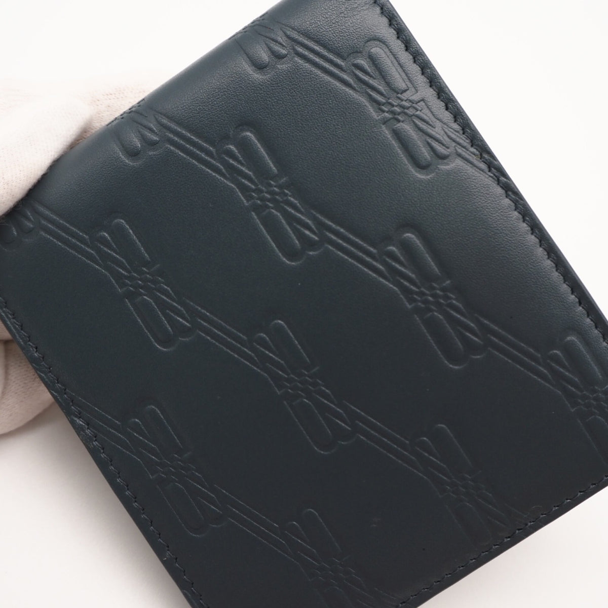 Balenciaga Blue Leather Wallet (Bi-Fold) (Pre-Owned)