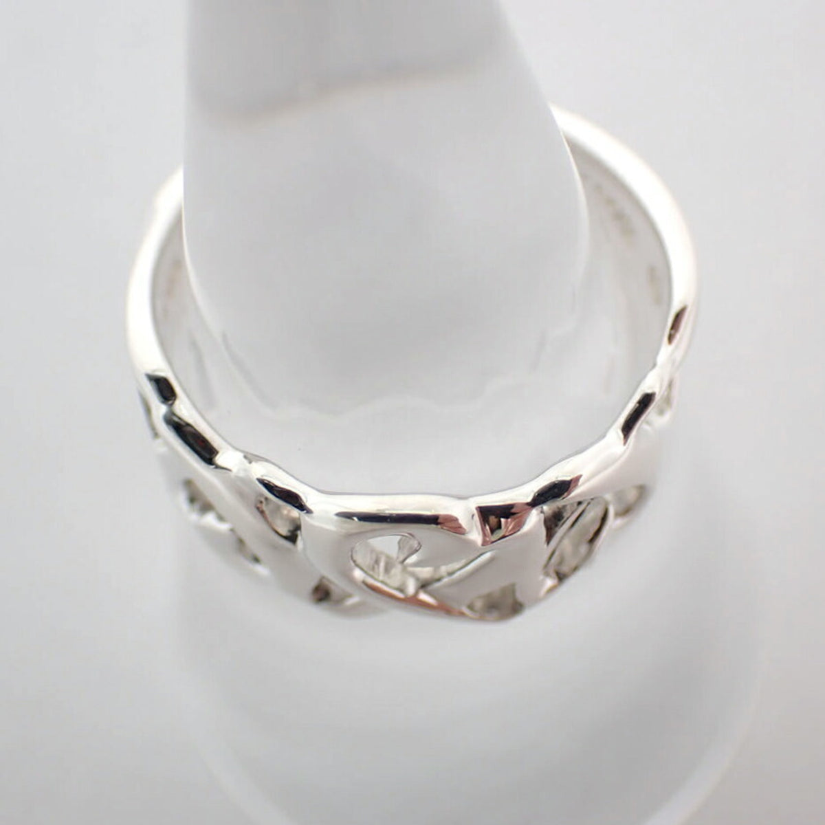 Tiffany Sterling Silver 925 Band Ring (Pre-Owned)