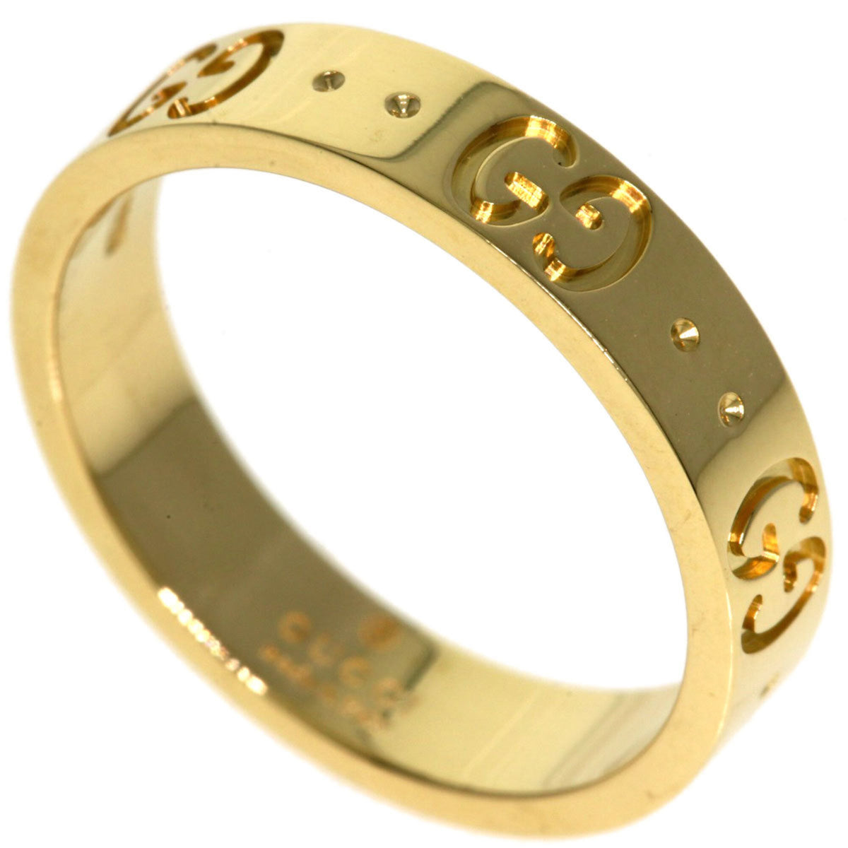 Gucci Icon Yellow Gold (18K) Band Ring (Pre-Owned)