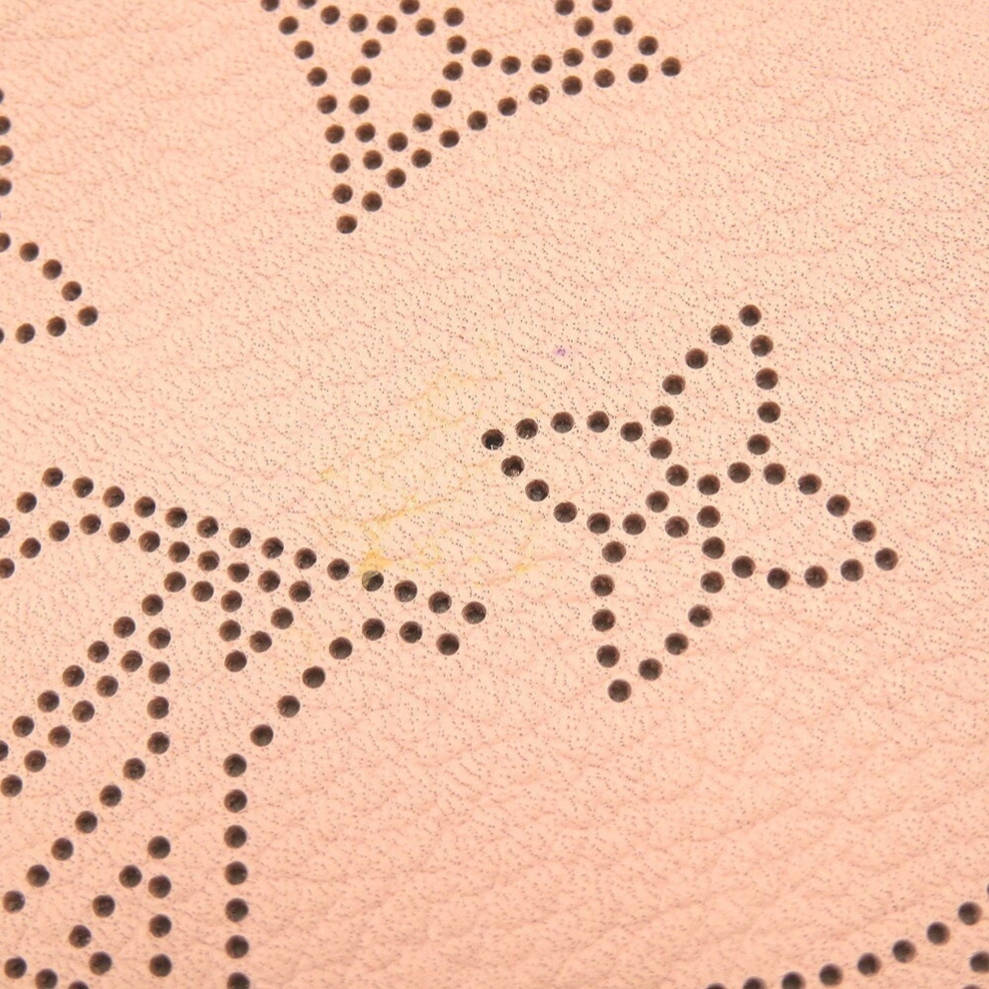 Louis Vuitton Magnolia Pink Mahina Leather Wallet (Bi-Fold) (Pre-Owned)