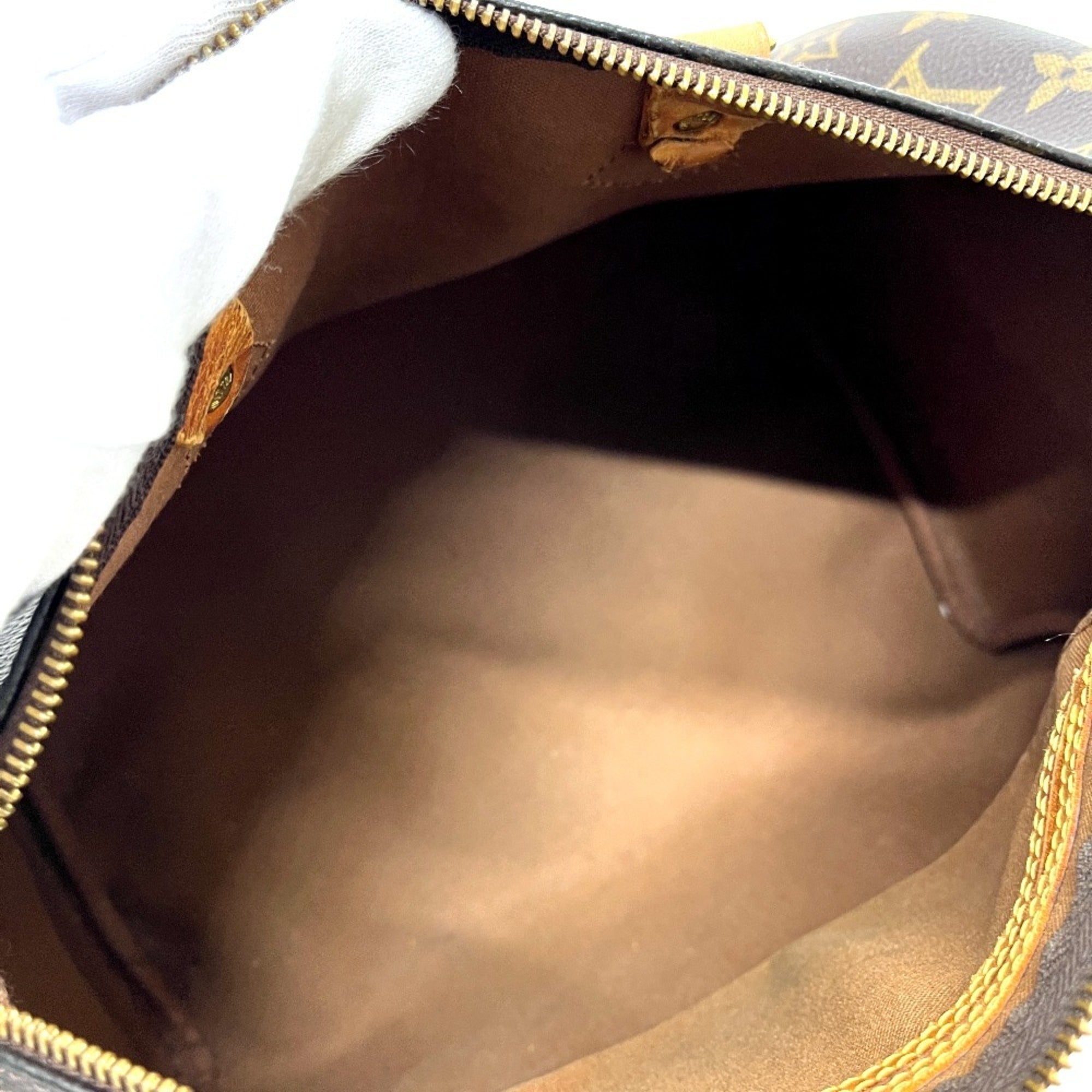 Louis Vuitton Brown Monogram Canvas Boston Bag Handbag (Pre-Owned)