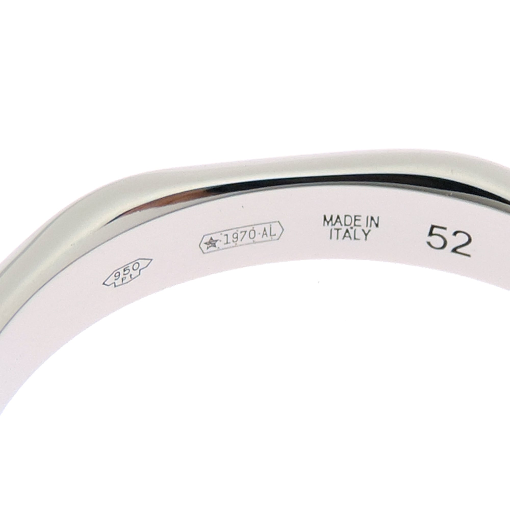 Bvlgari Platinum 950 Band Ring (Pre-Owned)