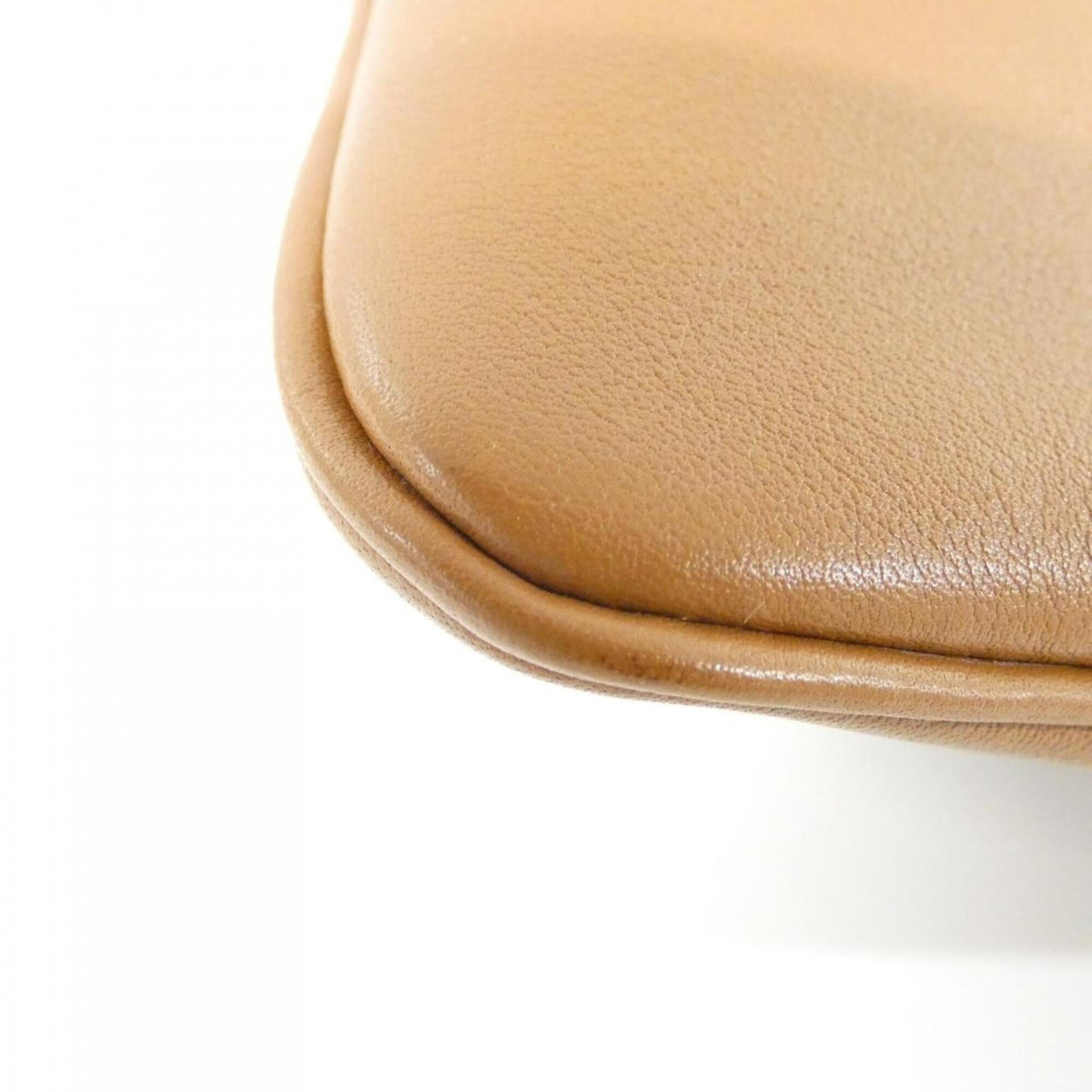 Hermes Brown Agneau Milo Swift Leather Shoulder Bag (Pre-Owned)