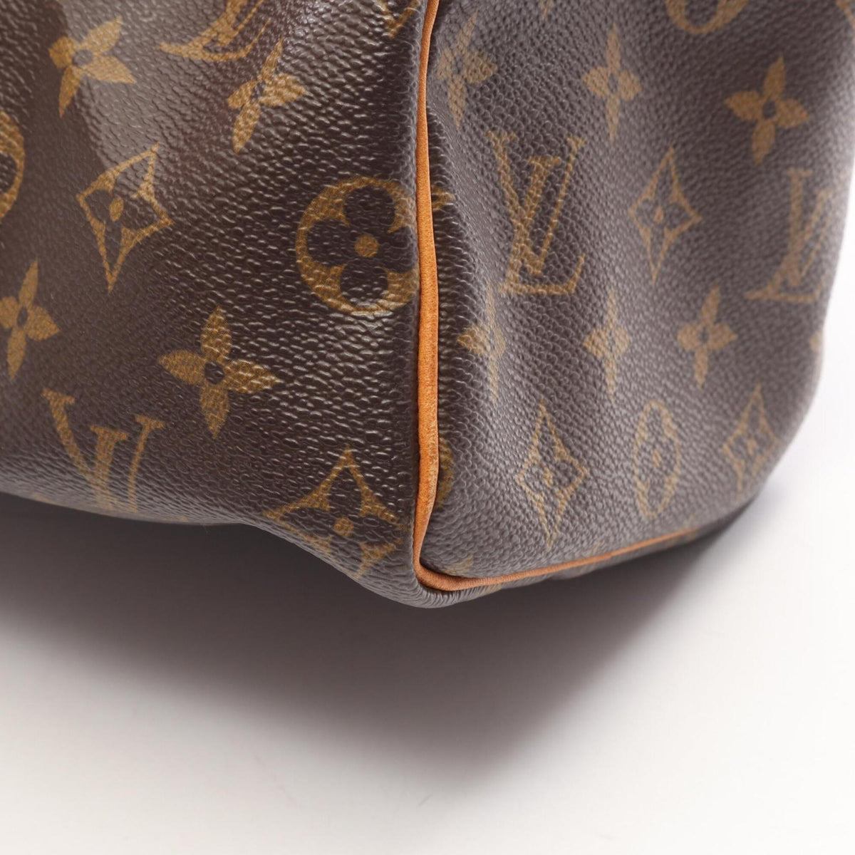 Louis Vuitton Brown Coated Canvas Pvc Monogram Leather Handbag (Pre-Owned)