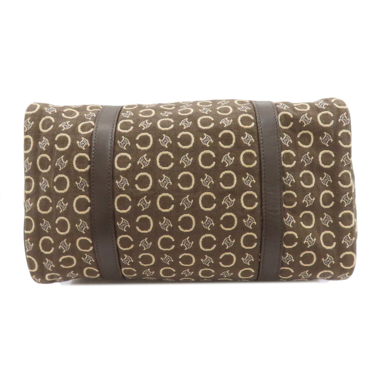 Celine Brown Canvas Boston Bag (Pre-Owned)