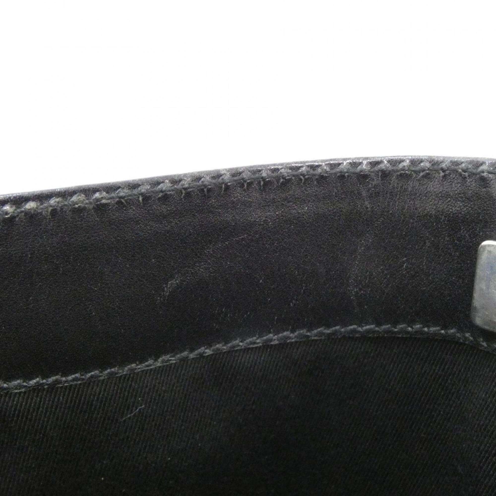 Gucci Gg Canvas Black Gg Canvas Shoulder Bag (Pre-Owned)