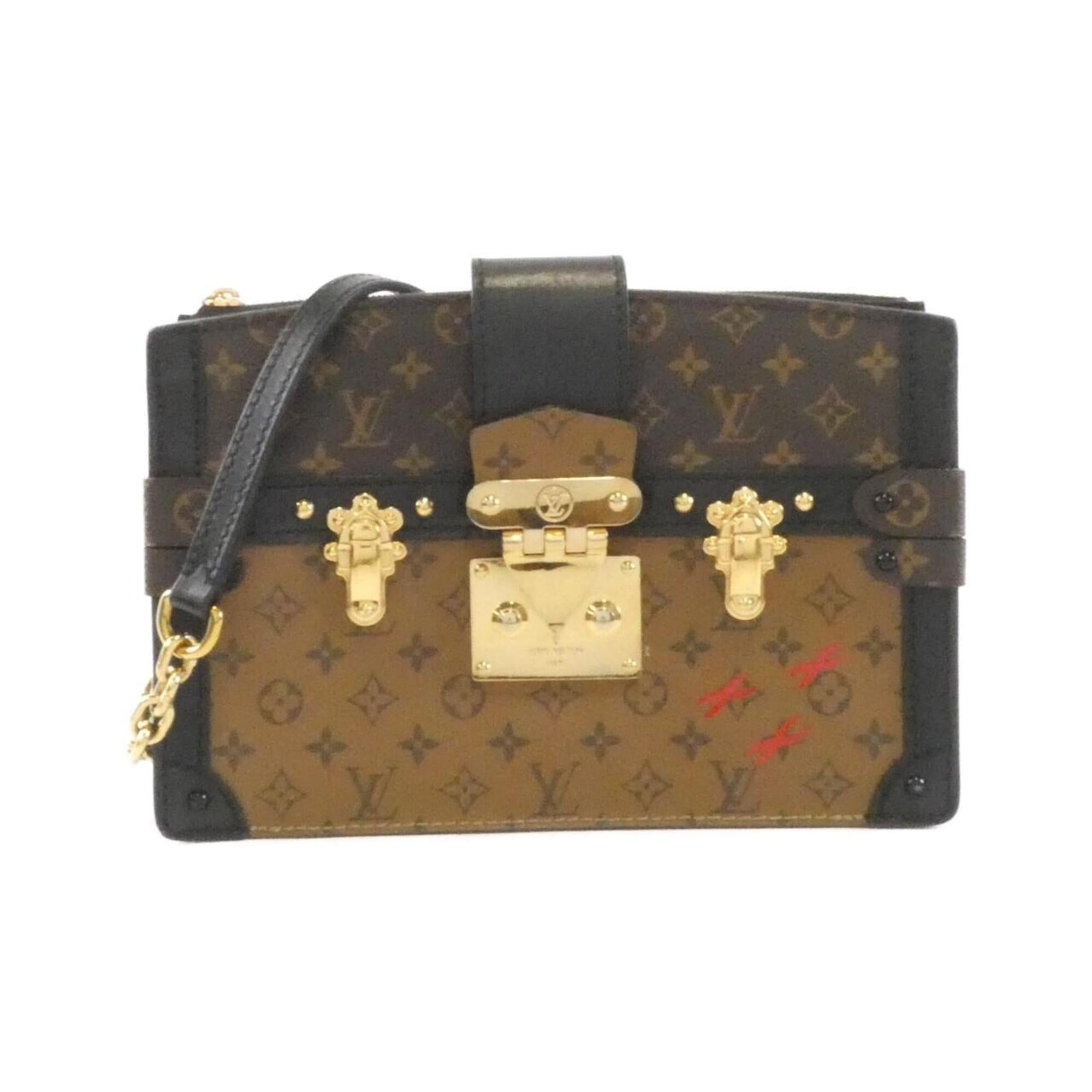 Louis Vuitton Marron Coated Canvas Shoulder Bag (Pre-Owned)