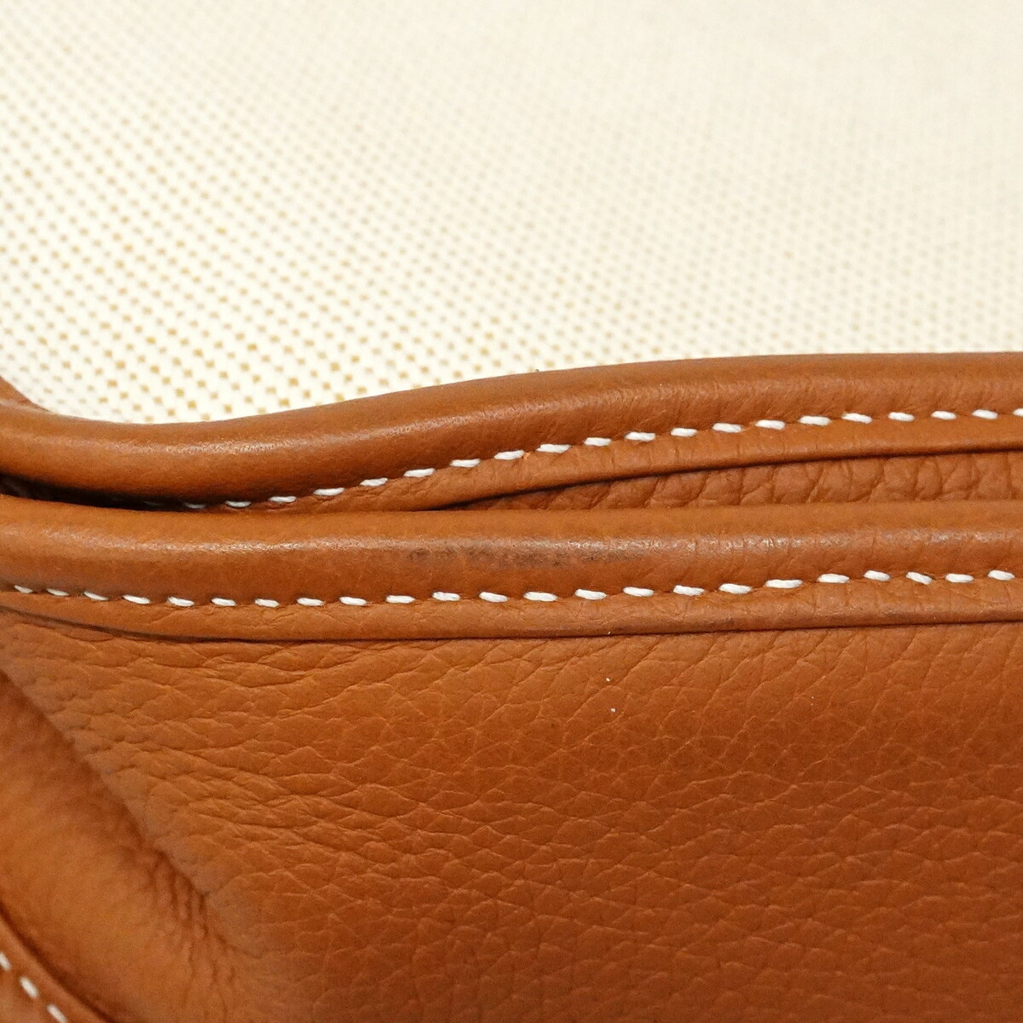Hermes Gold Toile H Shoulder Bag (Pre-Owned)