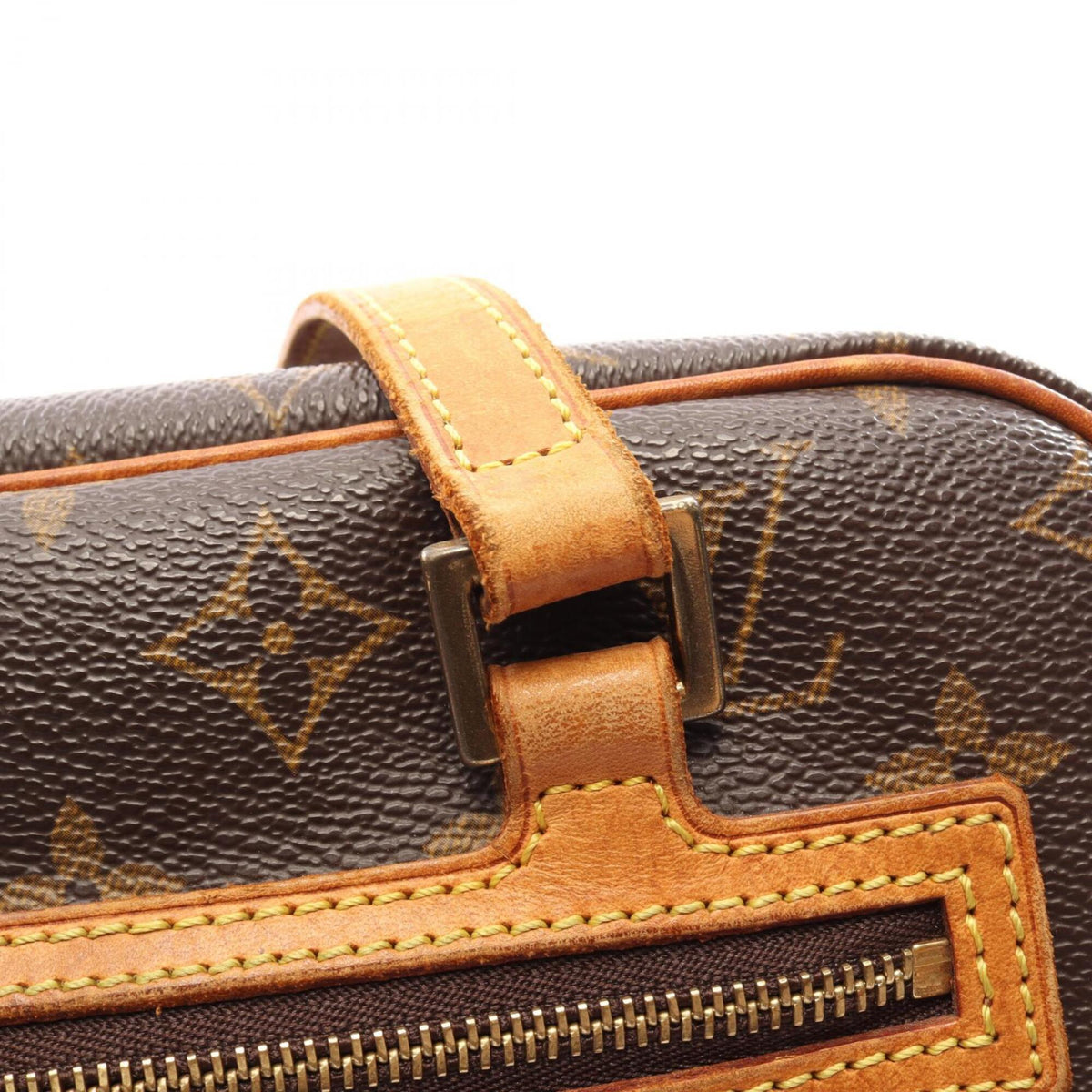 Louis Vuitton Brown Monogram Coated Canvas Pvc Handbag Shoulder Bag (Pre-Owned)