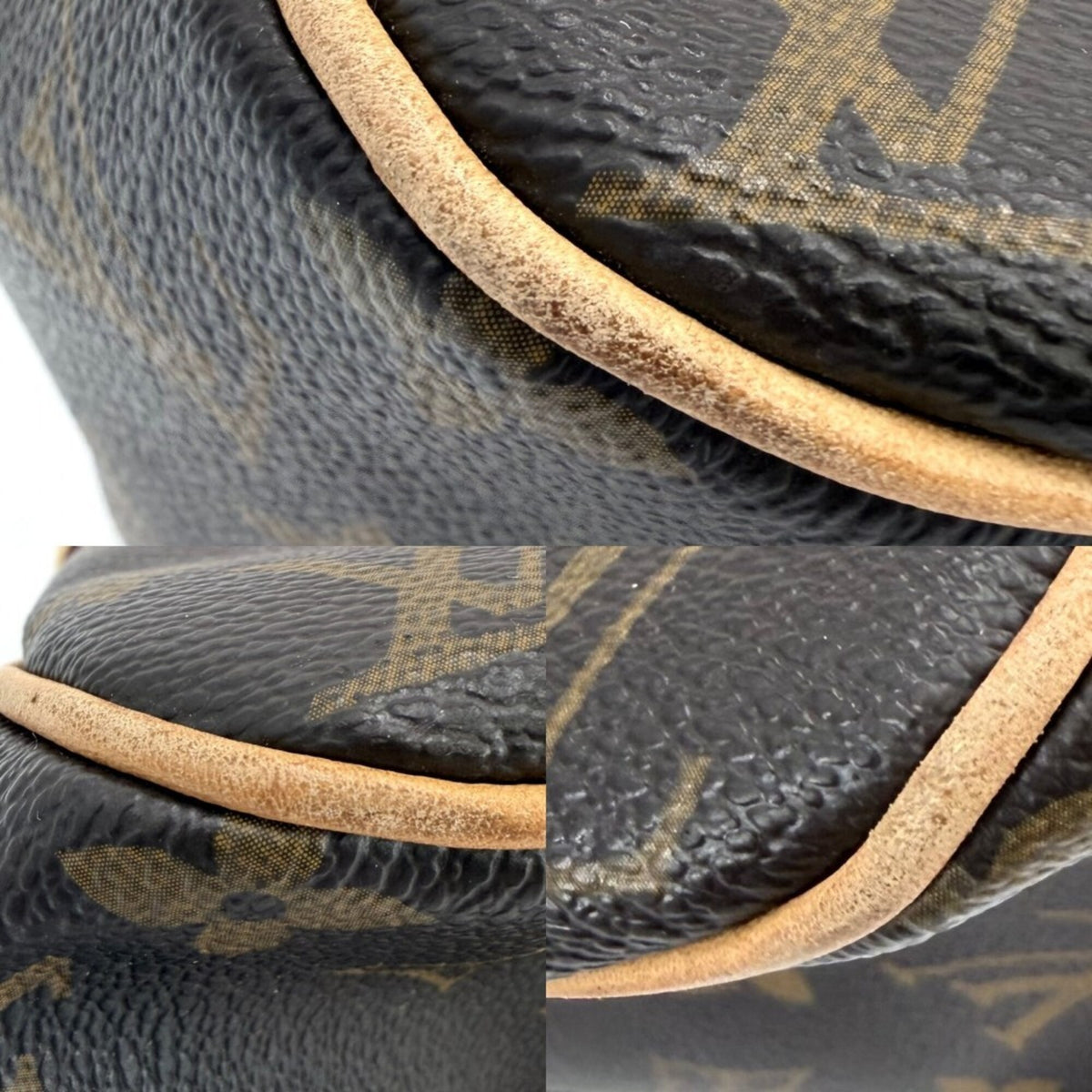 Louis Vuitton Brown Monogram Canvas Handbag Tote Bag (Pre-Owned)