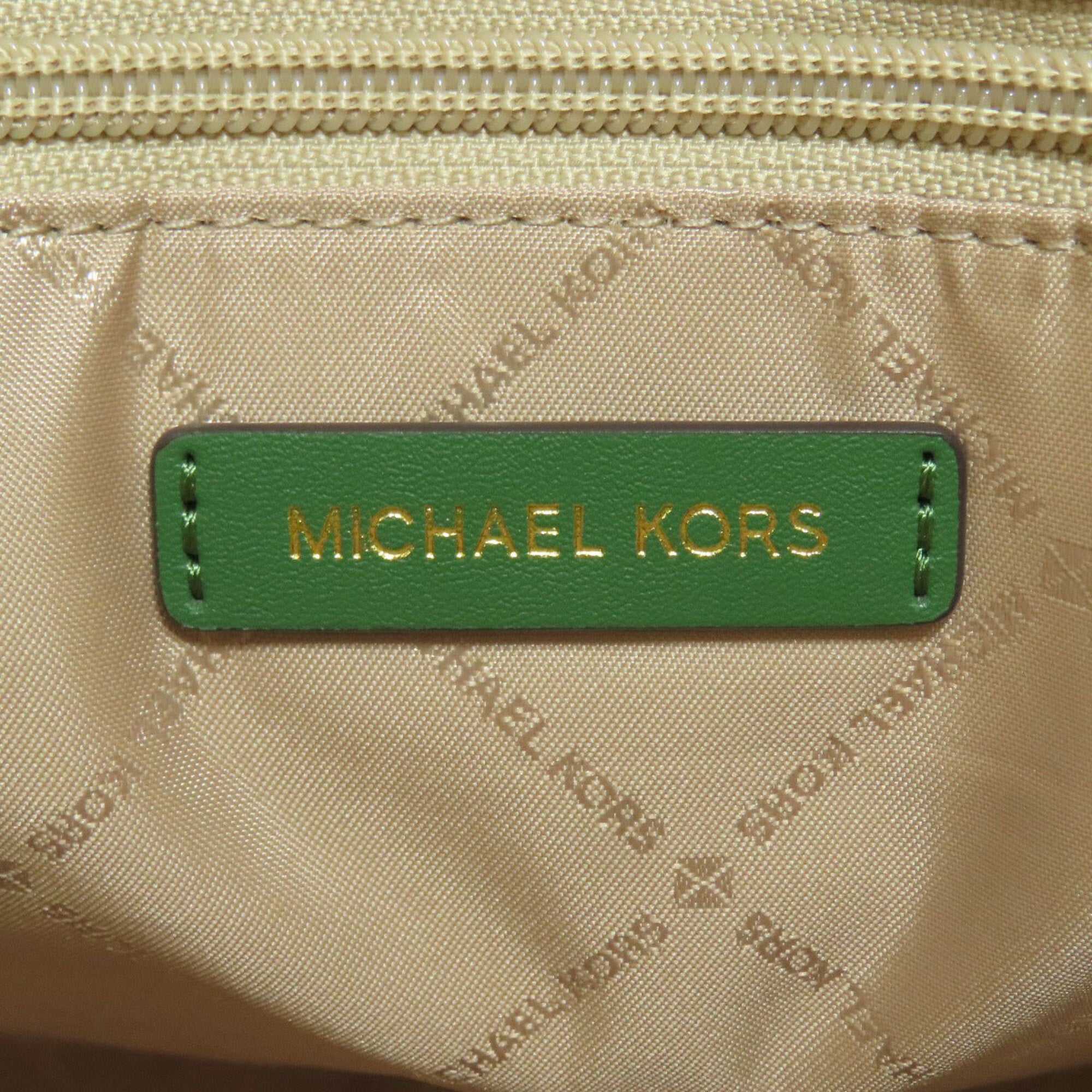 Michael Kors Green Pvc Tote Bag (Pre-Owned)
