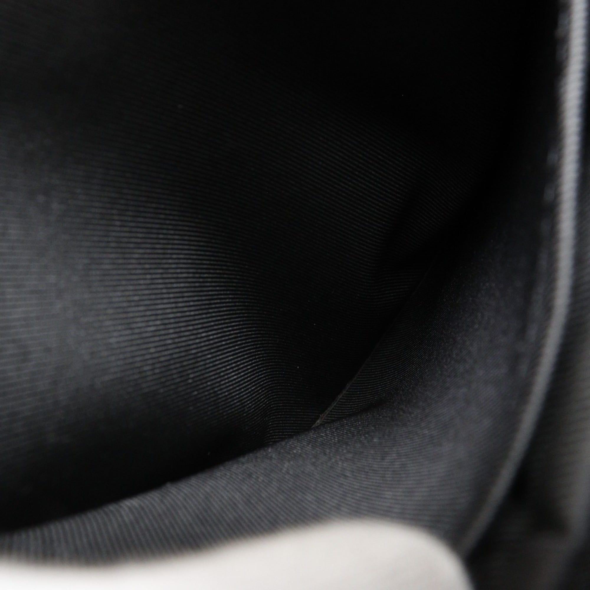 Hermes Fourre Tout Black Canvas Handbag (Pre-Owned)