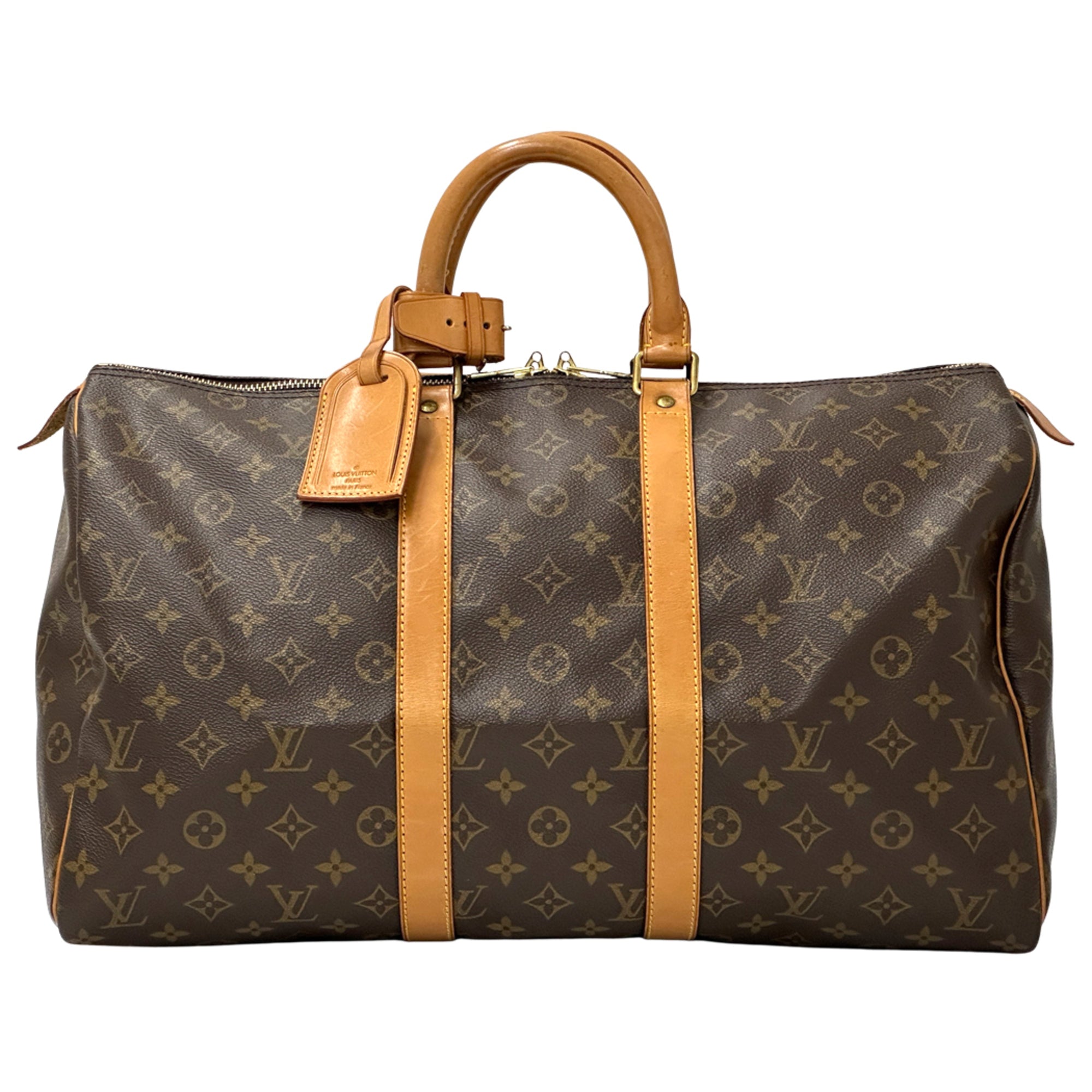 Louis Vuitton Brown Monogram Monogram Boston Bag Handbag (Pre-Owned)