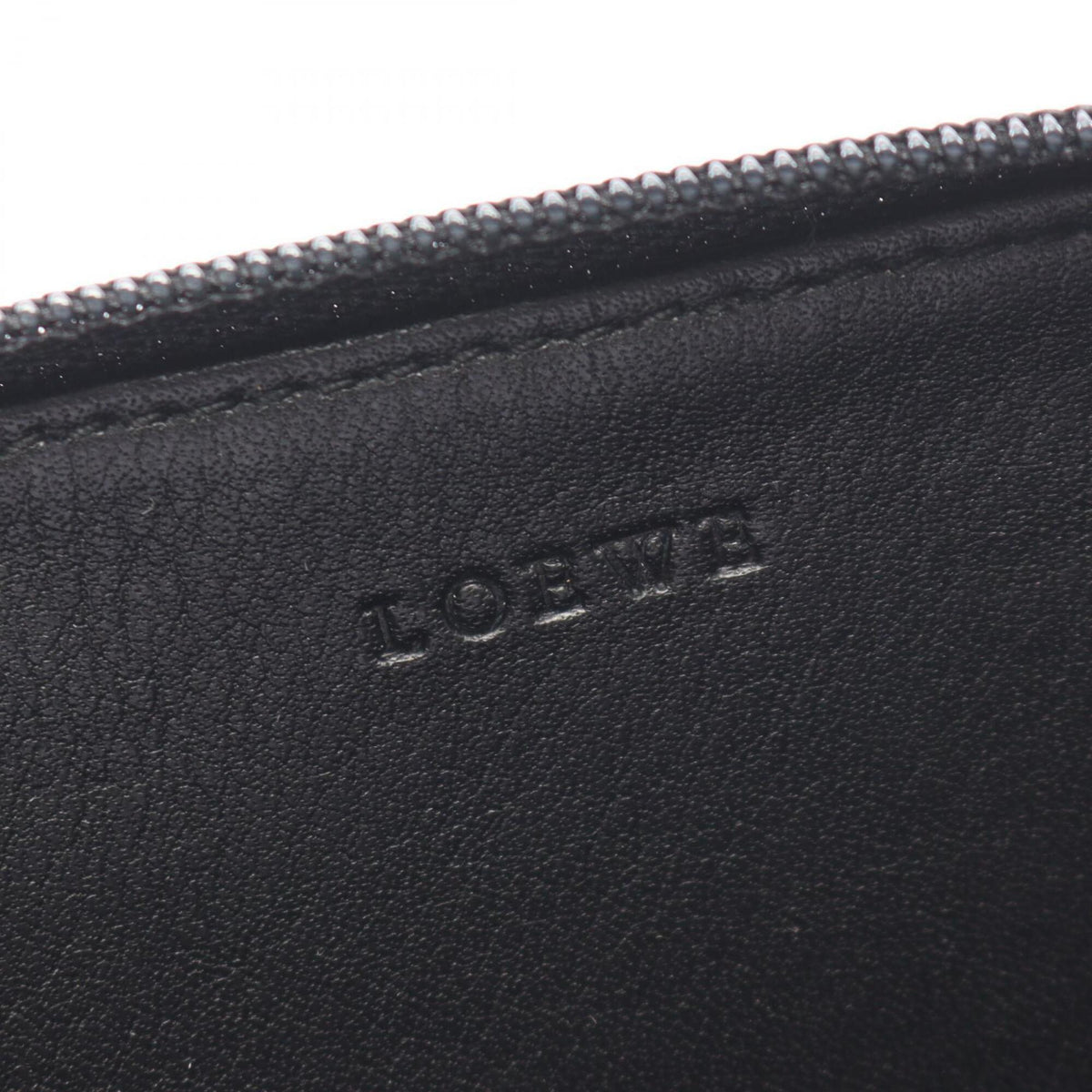 Loewe Beige Black Canvas Coin Purse/Coin Case (Pre-Owned)
