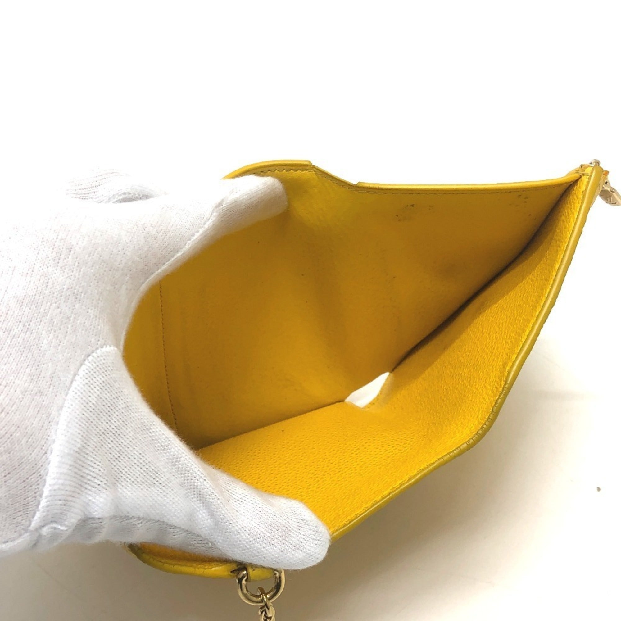 Louis Vuitton Yellow Monogram Empreinte Wallet (Tri-Fold) (Pre-Owned)