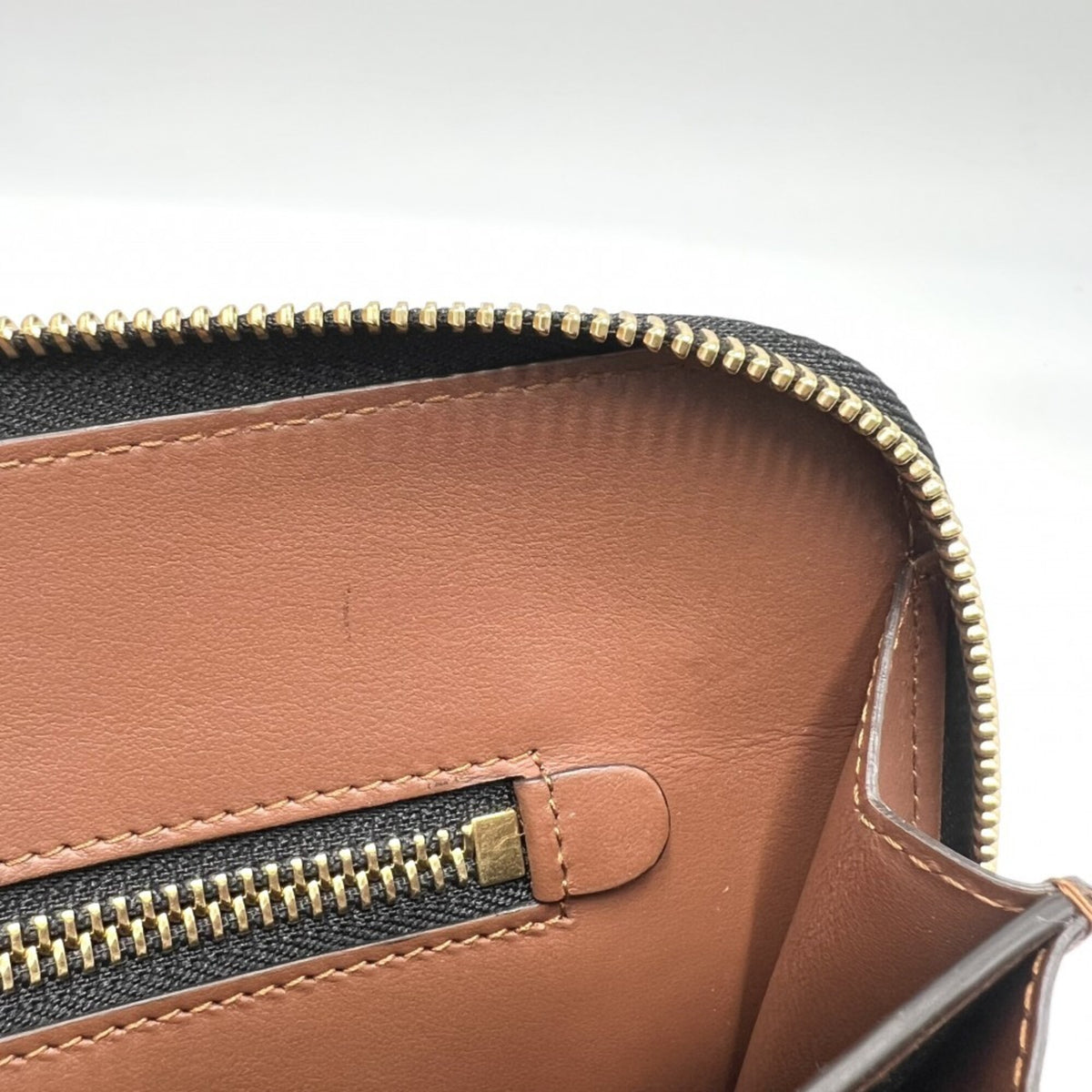 Burberry Beige Brown Coated Canvas Pvc Leather Clutch Bag (Pre-Owned)