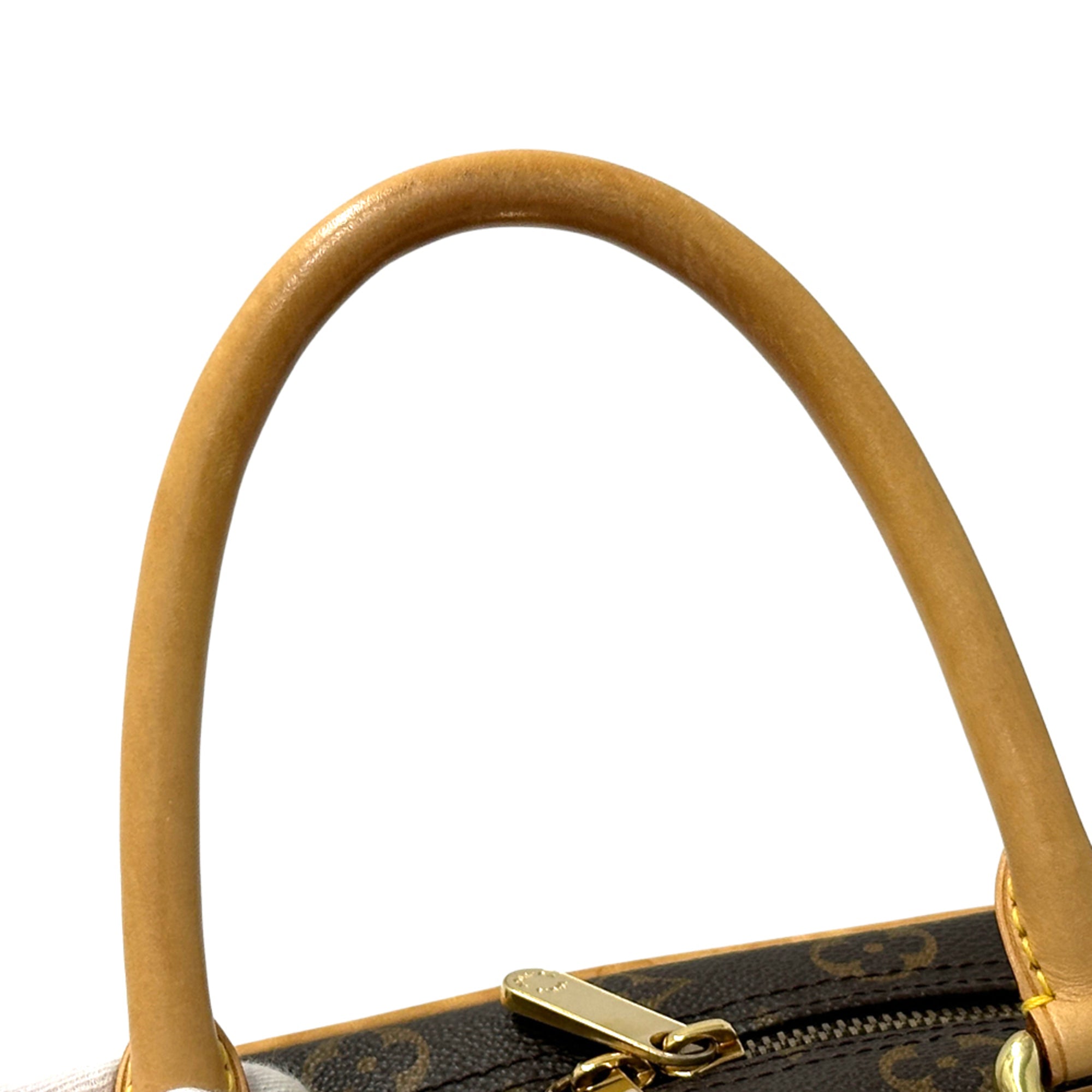 Louis Vuitton Brown Monogram Canvas Handbag (Pre-Owned)