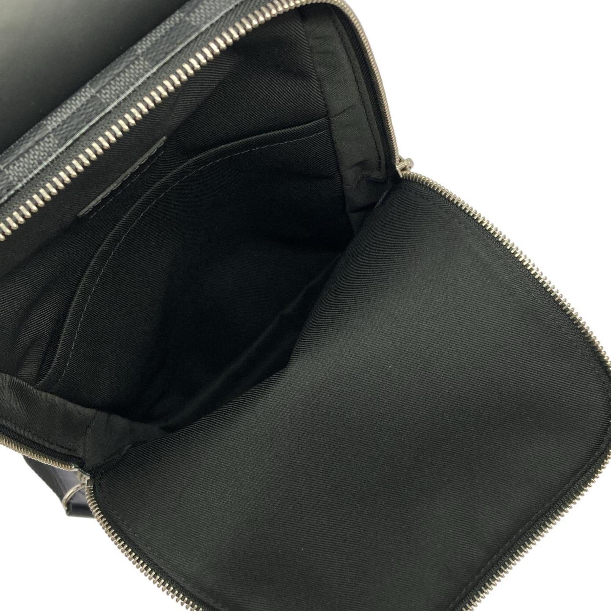 Louis Vuitton Graphite Coated Canvas Shoulder Bag (Pre-Owned)