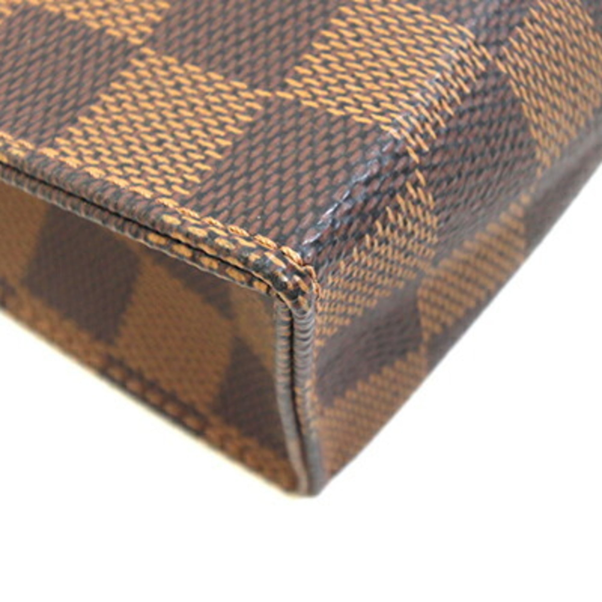 Louis Vuitton Damier Damier Canvas Ebene Handbag (Pre-Owned)