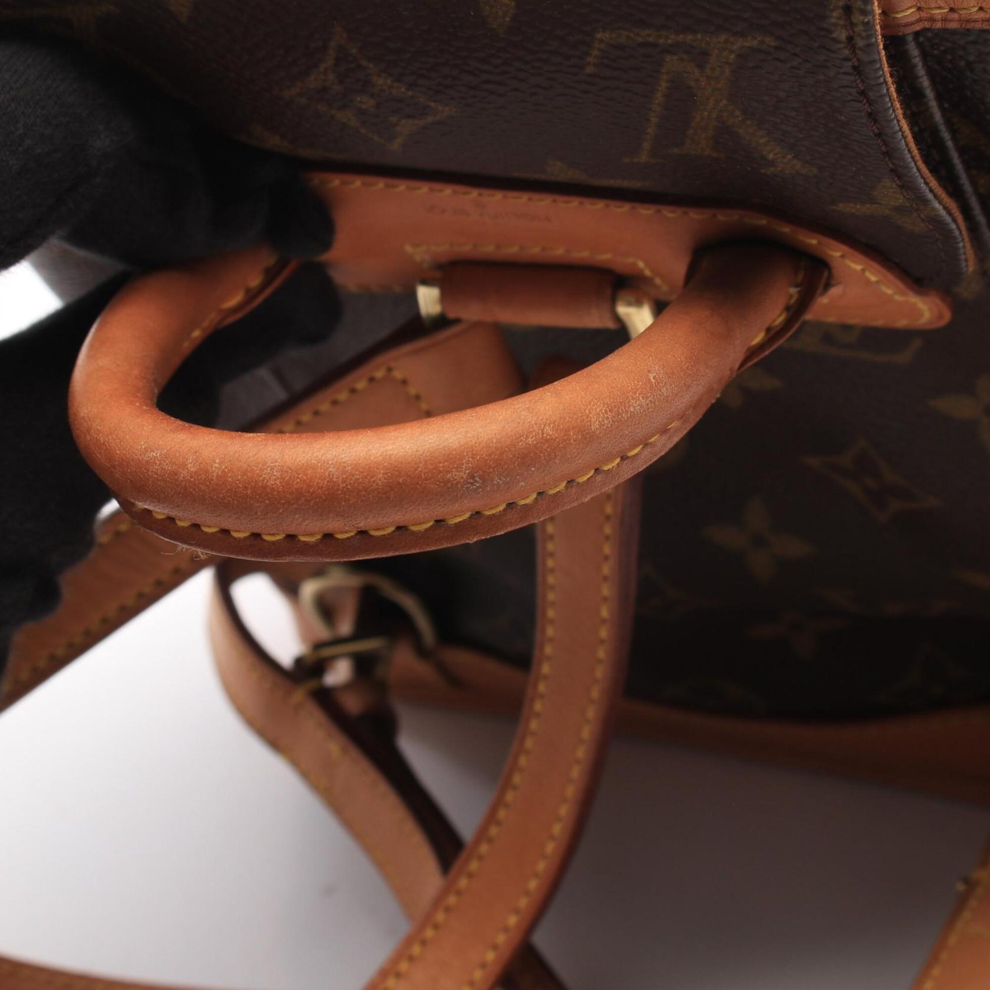 Louis Vuitton Brown Monogram Monogram Leather Backpack (Pre-Owned)