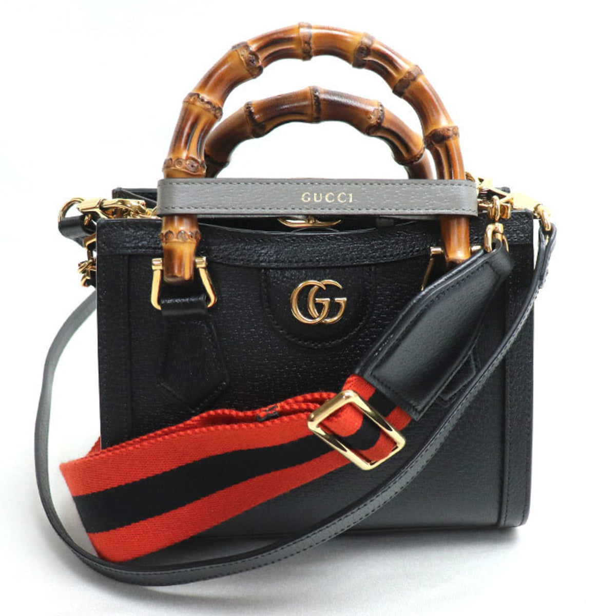 Gucci Black Leather Shoulder Bag (Pre-Owned)