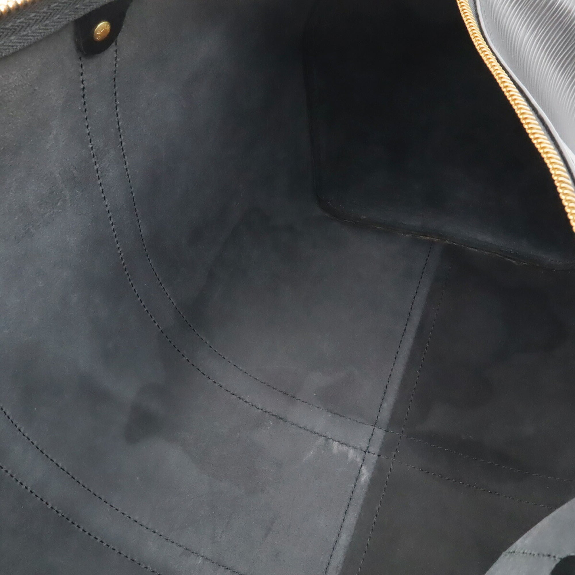 Louis Vuitton Black Noir Epi Leather Boston Bag (Pre-Owned)
