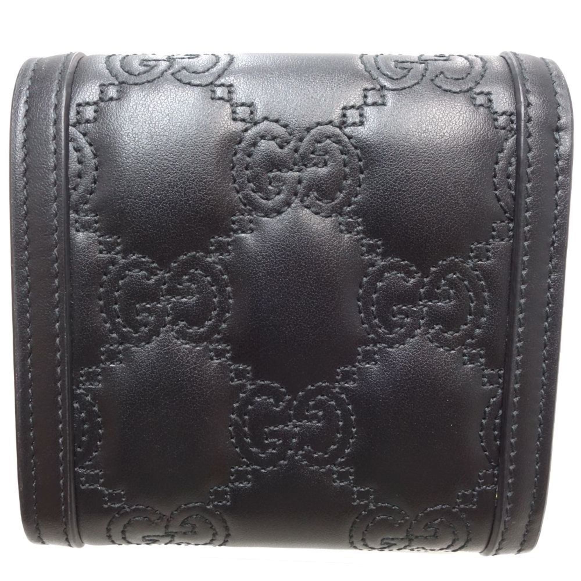 Gucci Black Leather Wallet (Bi-Fold) (Pre-Owned)