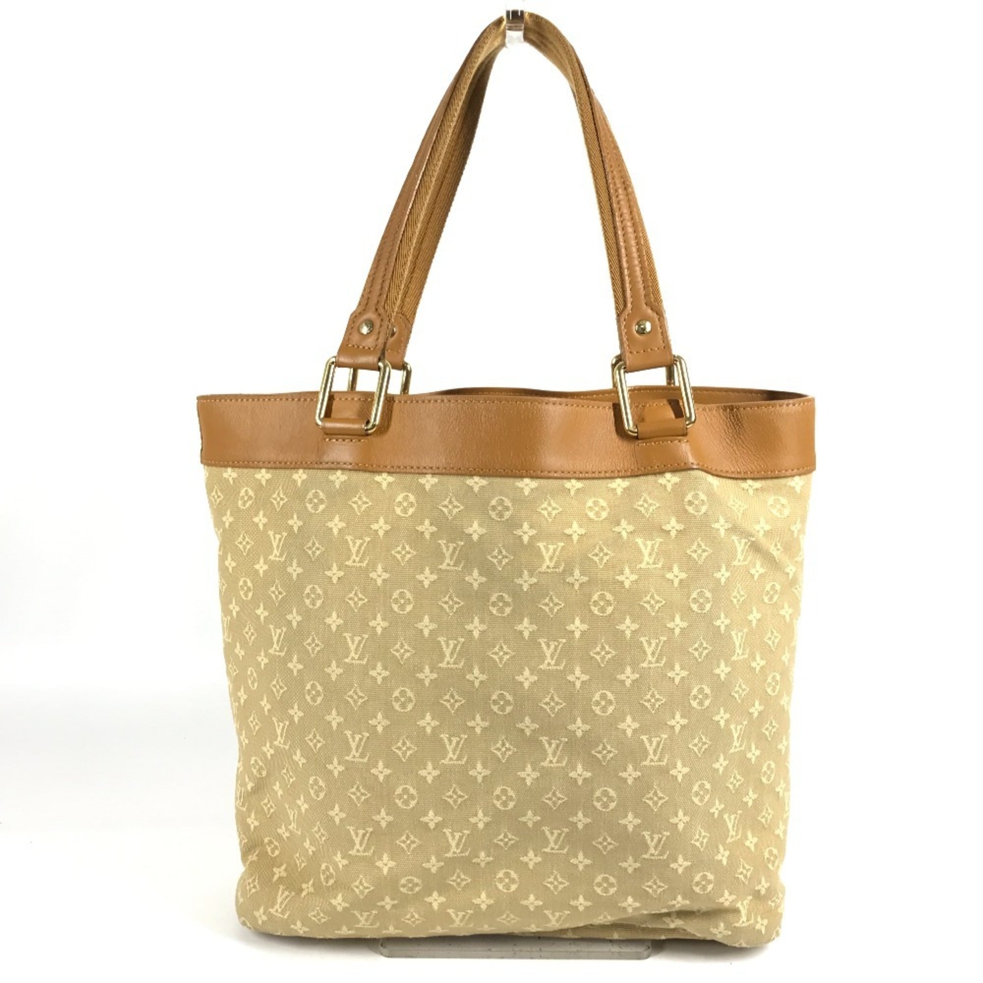 Louis Vuitton Beige Monogram Mini Shoulder Bag Tote Bag (Pre-Owned)